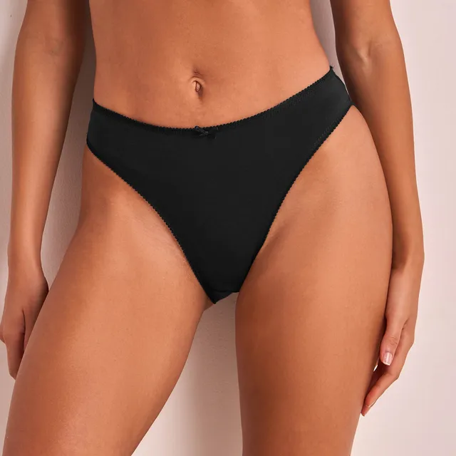 Set of 5 -Splash Intimates High Leg Bow Accent Briefs – image 6
