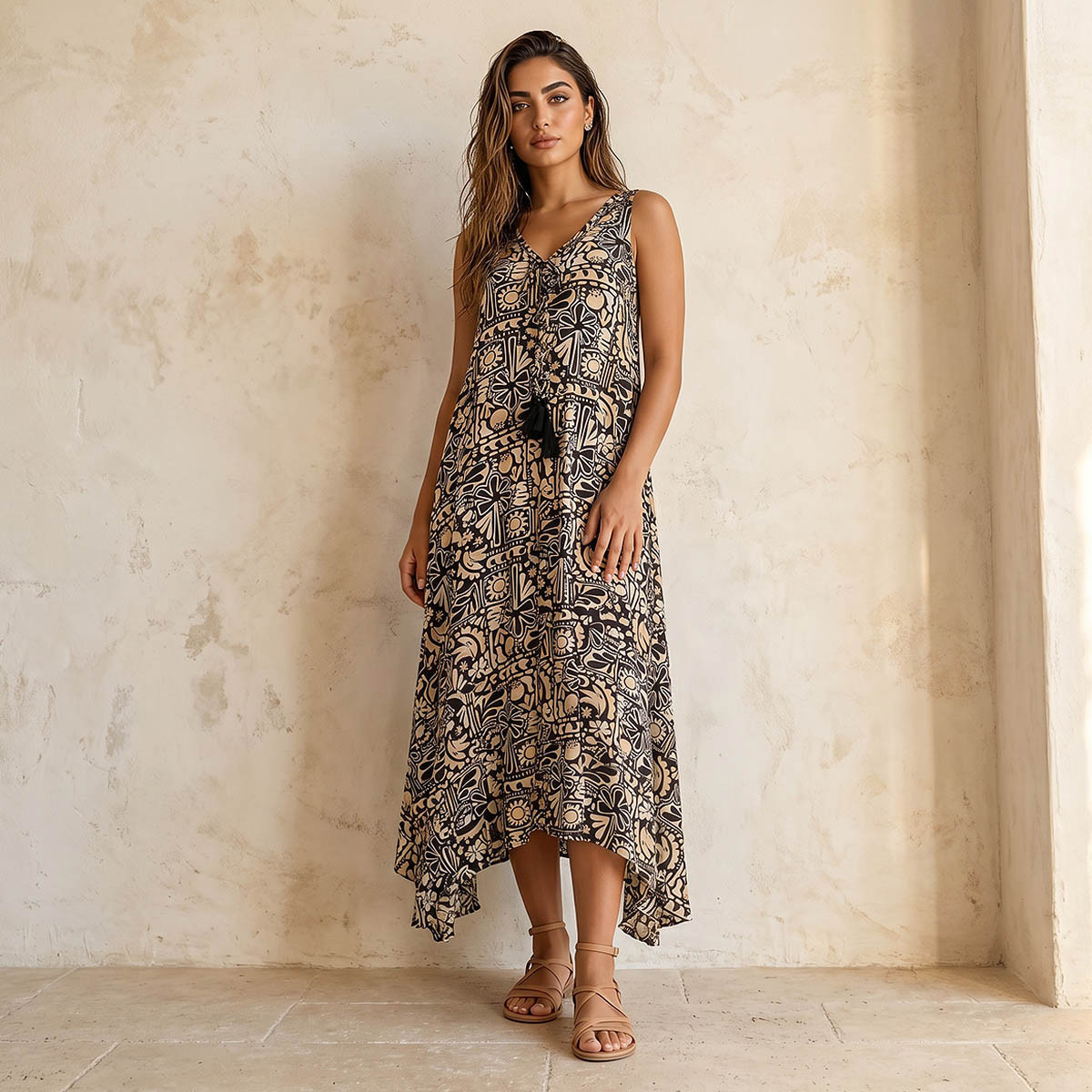 Sleeveless Cover-Up Dress