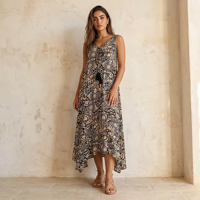 Sleeveless Cover-Up Dress