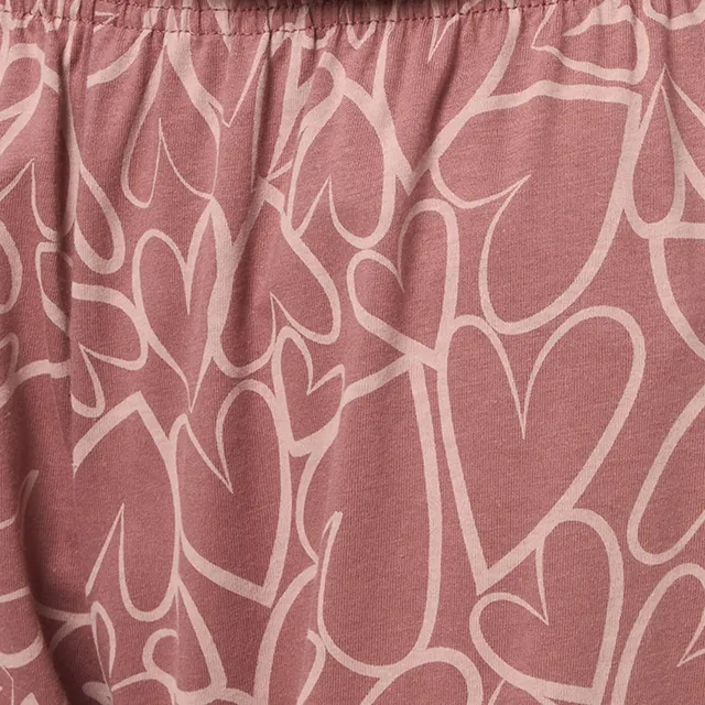 Pyjama Set V-neck T-shirt & Trousers Cotton – image 9