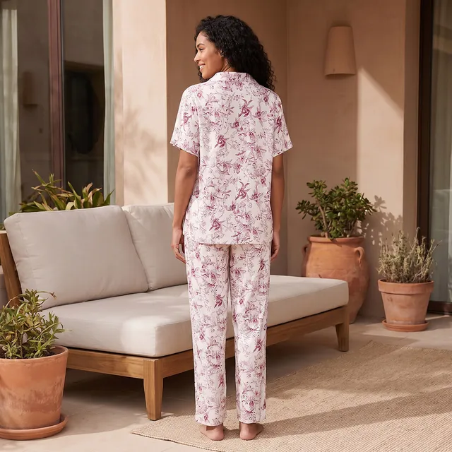 Splash Intimates Pyjama Set Shirt & Trousers Viscose – image 4