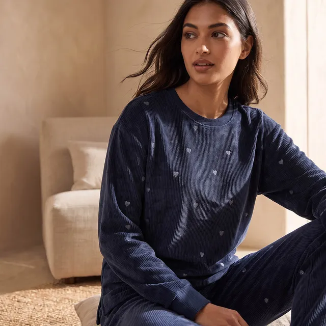 Pyjama Set Jacquard Top & Trousers – image 6
