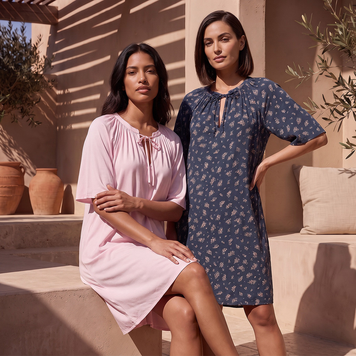 Set of 2 - Splash Intimates Assorted Print Night Dress