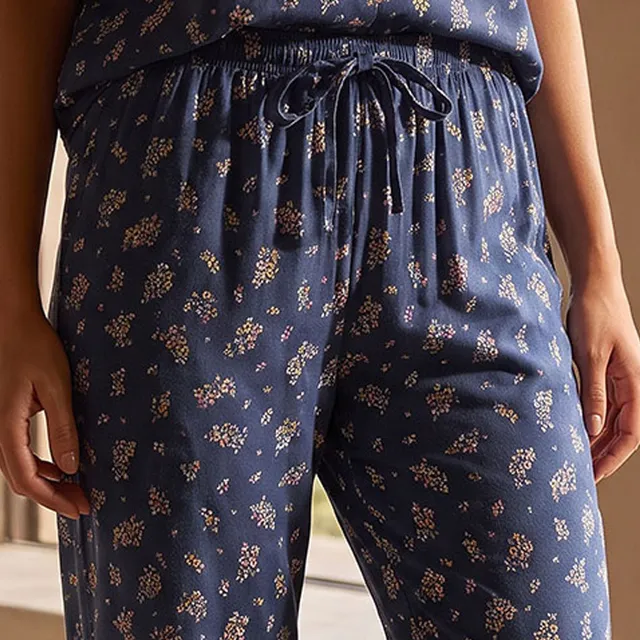 Splash Intimates Floral Print Shirt and Pyjama Set with Eye Mask – image 7