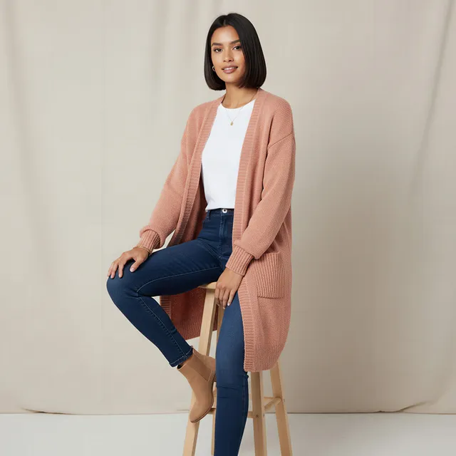 2Xtremz Longline Open Front Chenille Cardigan – image 5