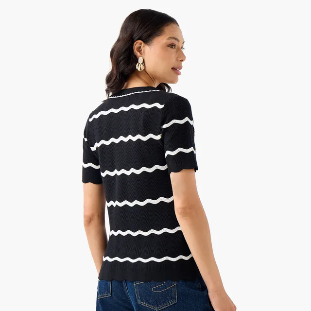 Striped T-shirt – image 4