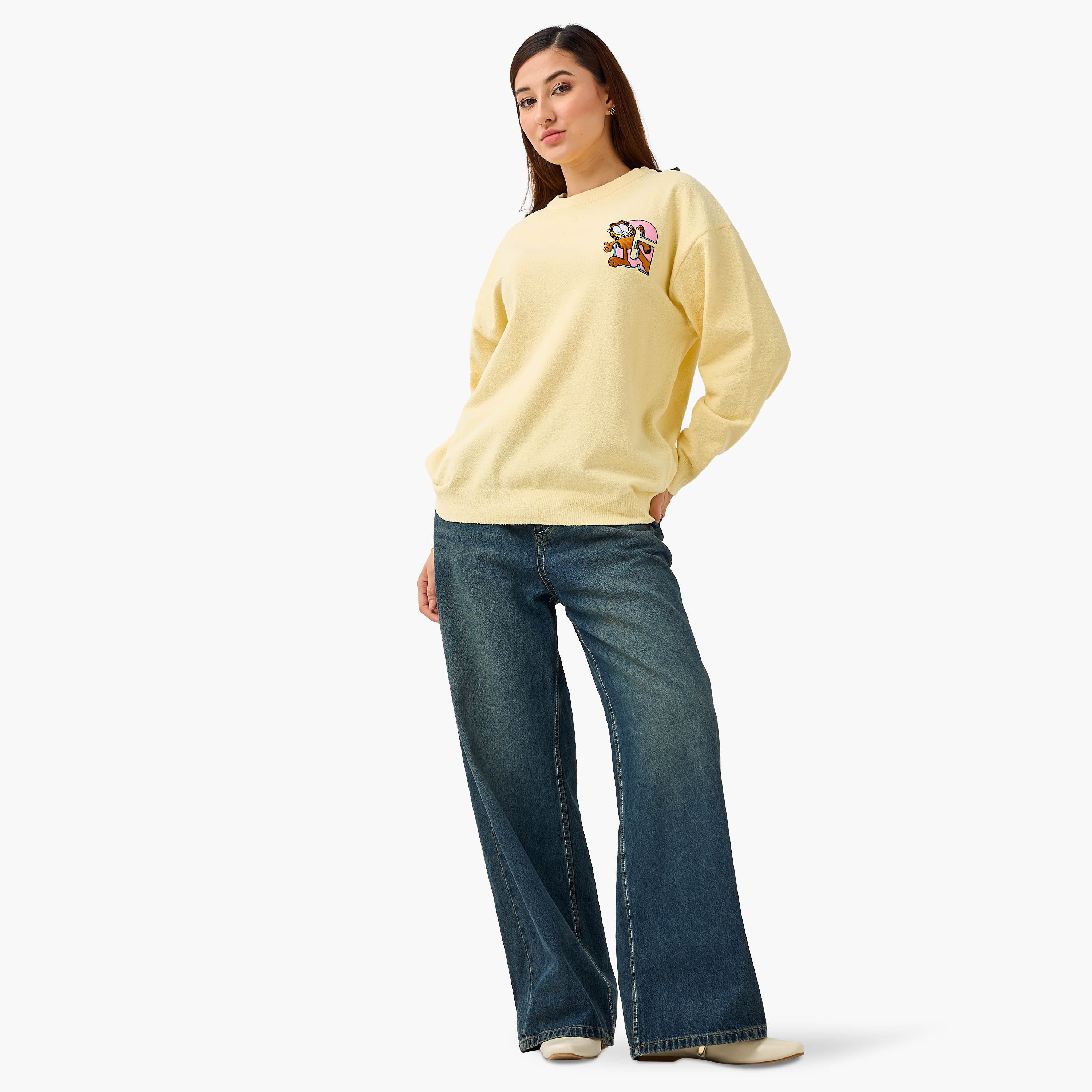 Garfield Crew Neck Sweater