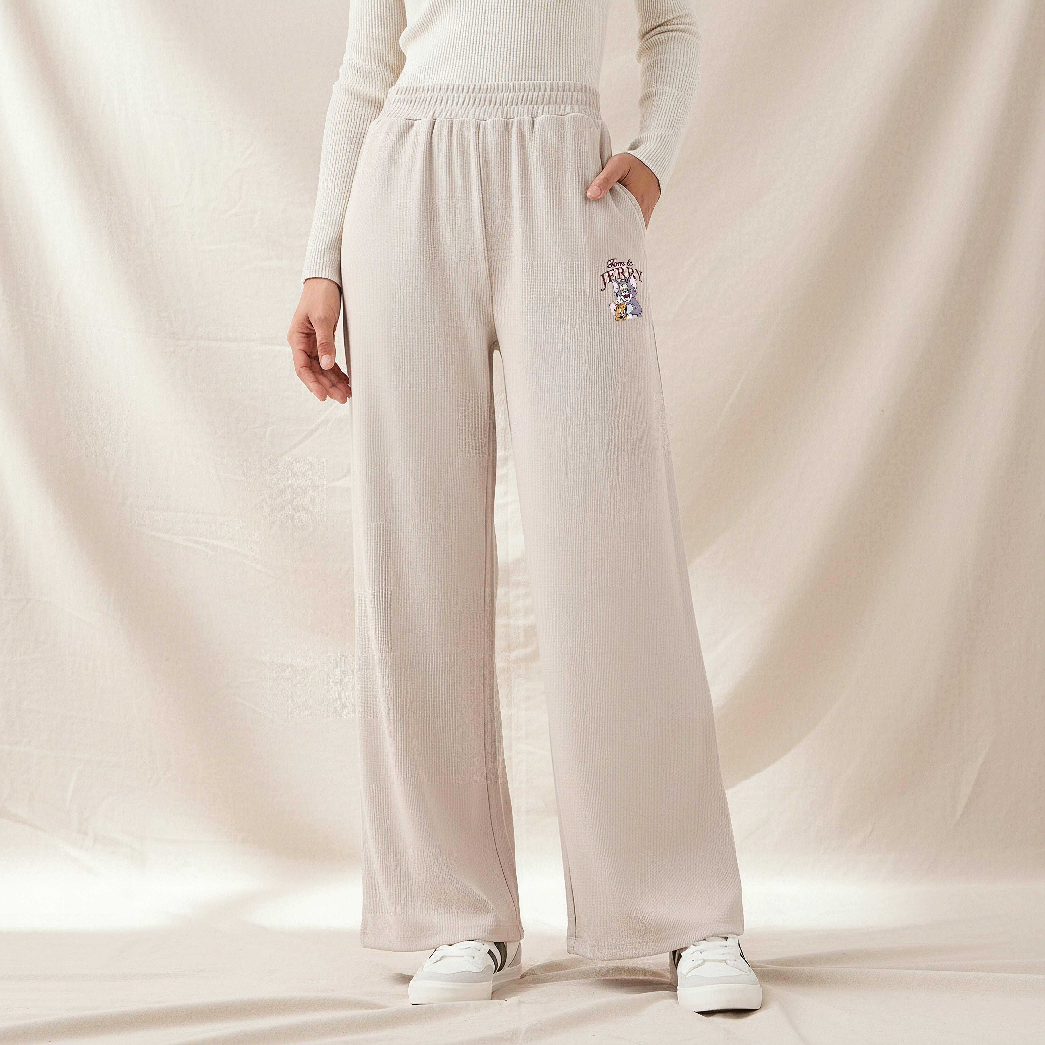 Tom and Jerry Wide Leg Track Pants