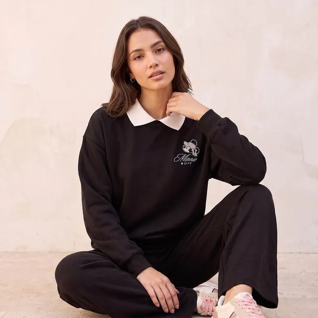 Minnie Mouse Sweatshirt with Collar – image 4