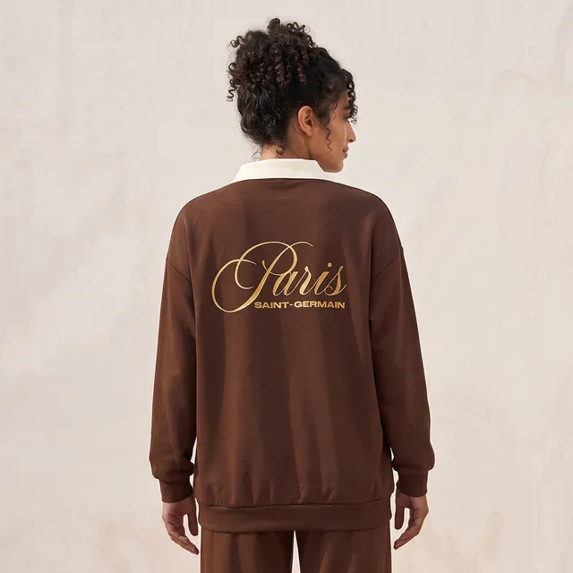 Paris Saint Germain Sweatshirt with Collar – image 3
