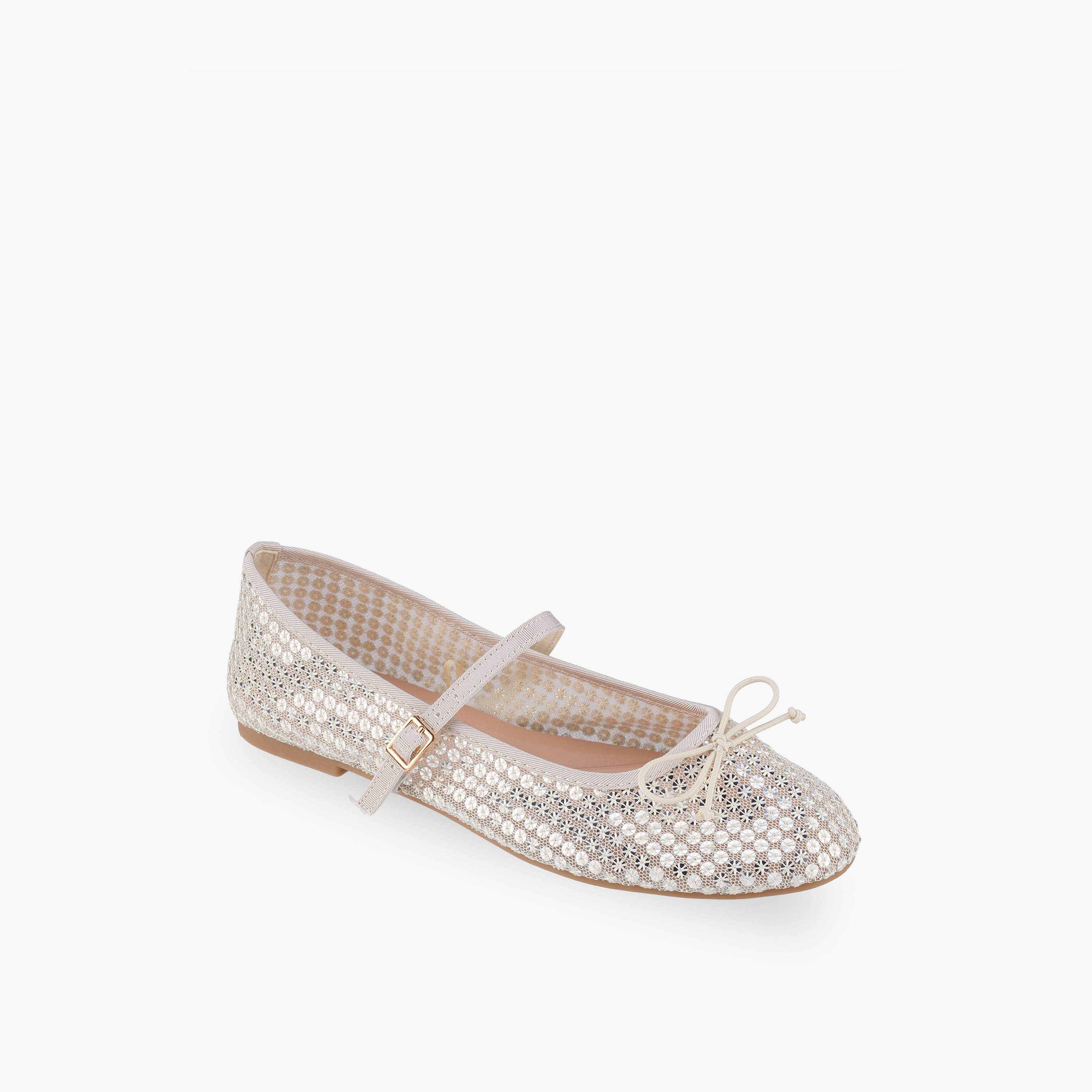 Celeste Women Buckle Closure Ballerina Shoes