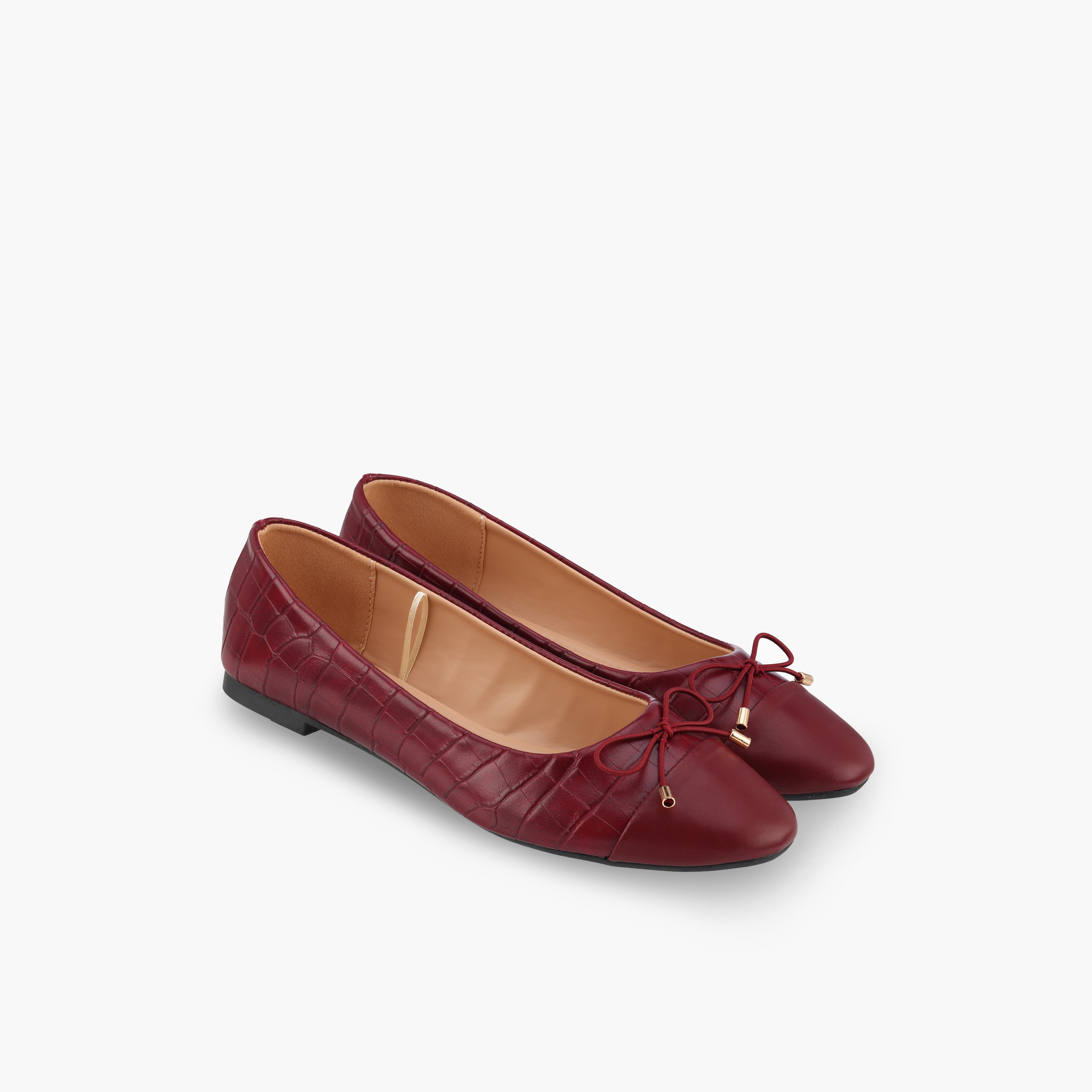 Women's Bow Accent Ballerina Shoes