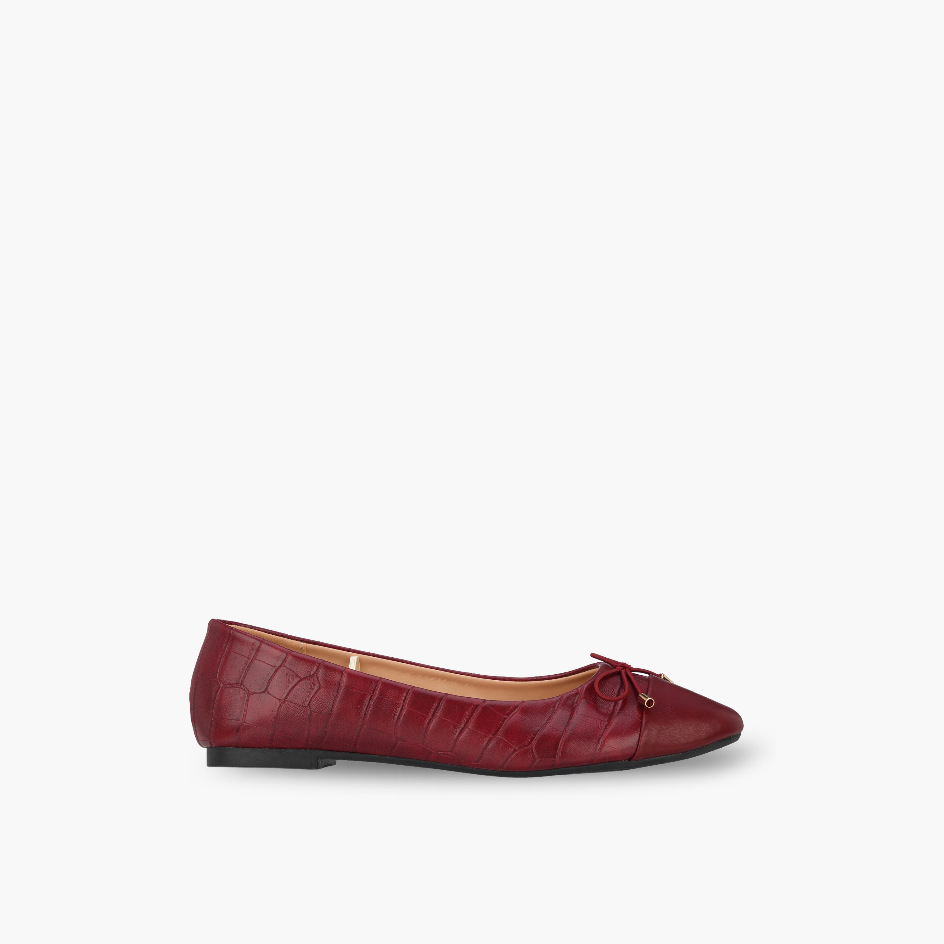Paprika Women Bow Accent Ballerina Shoes
