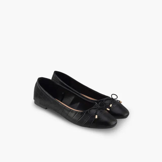 Women's Bow Accent Ballerina Shoes