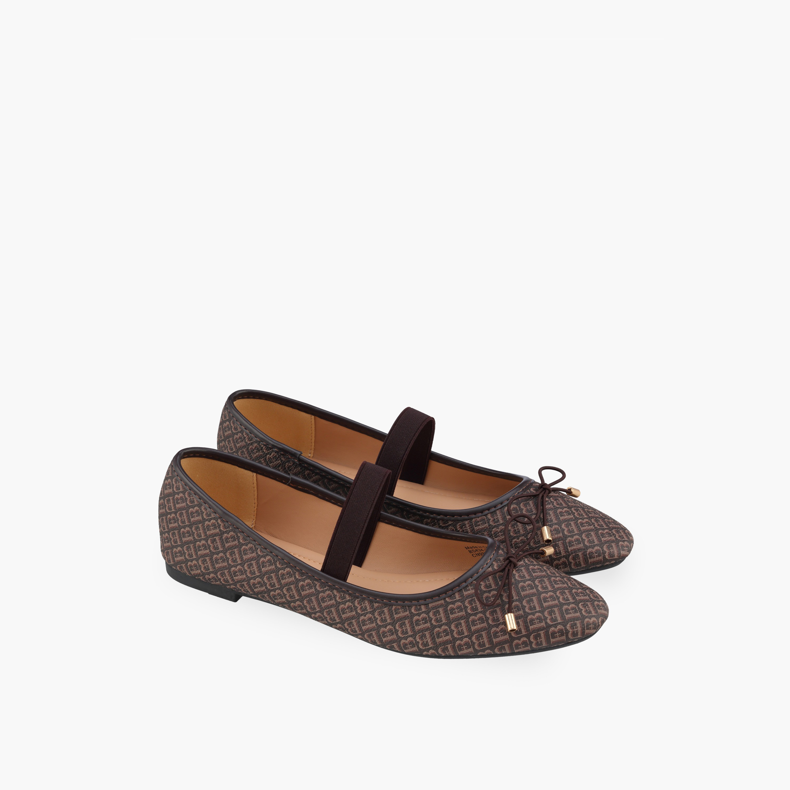 Elastic Strap Ballerina Shoes