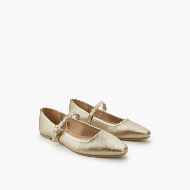 Flora Bella Women Buckle Ballerina Shoes