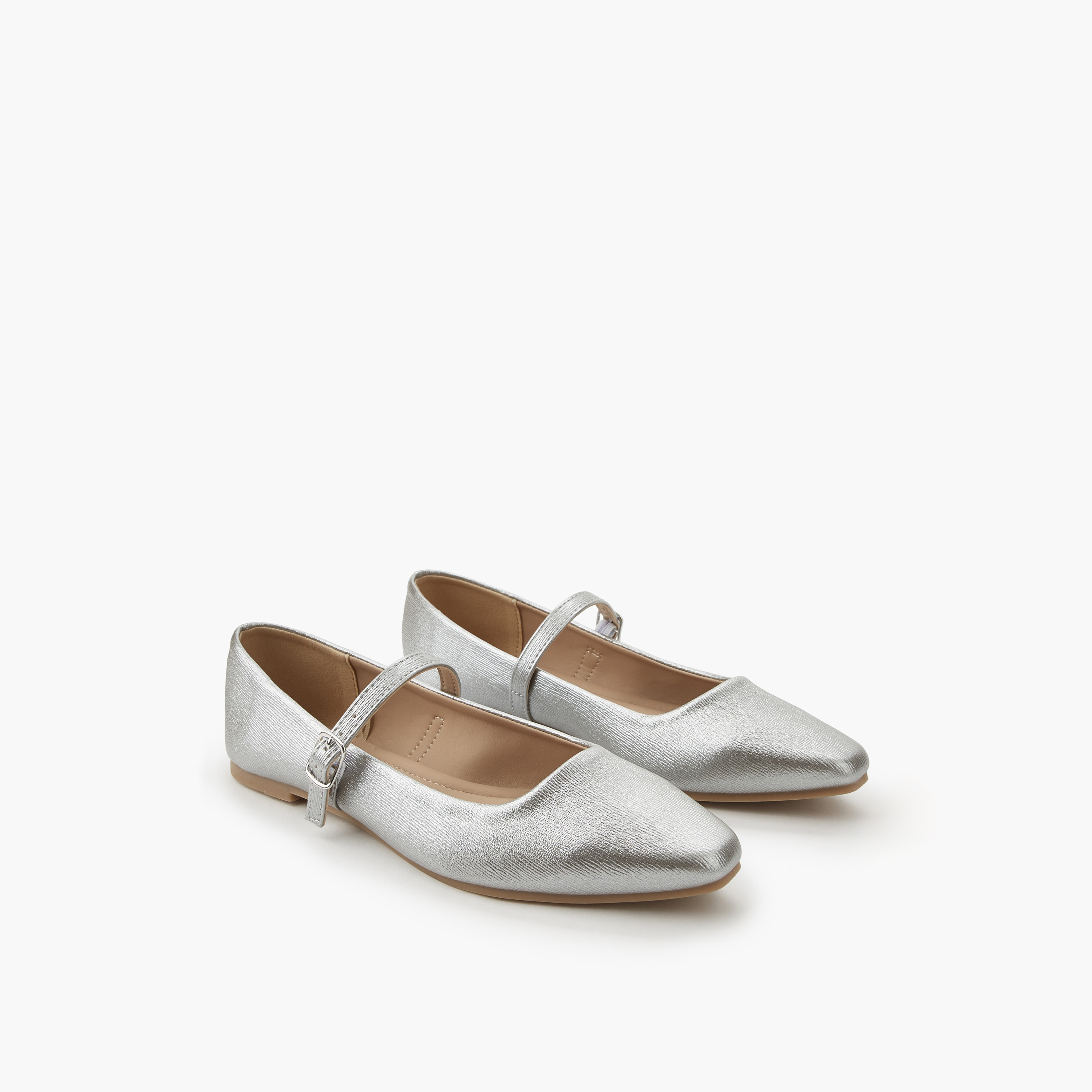Flora Bella Women Buckle Ballerina Shoes