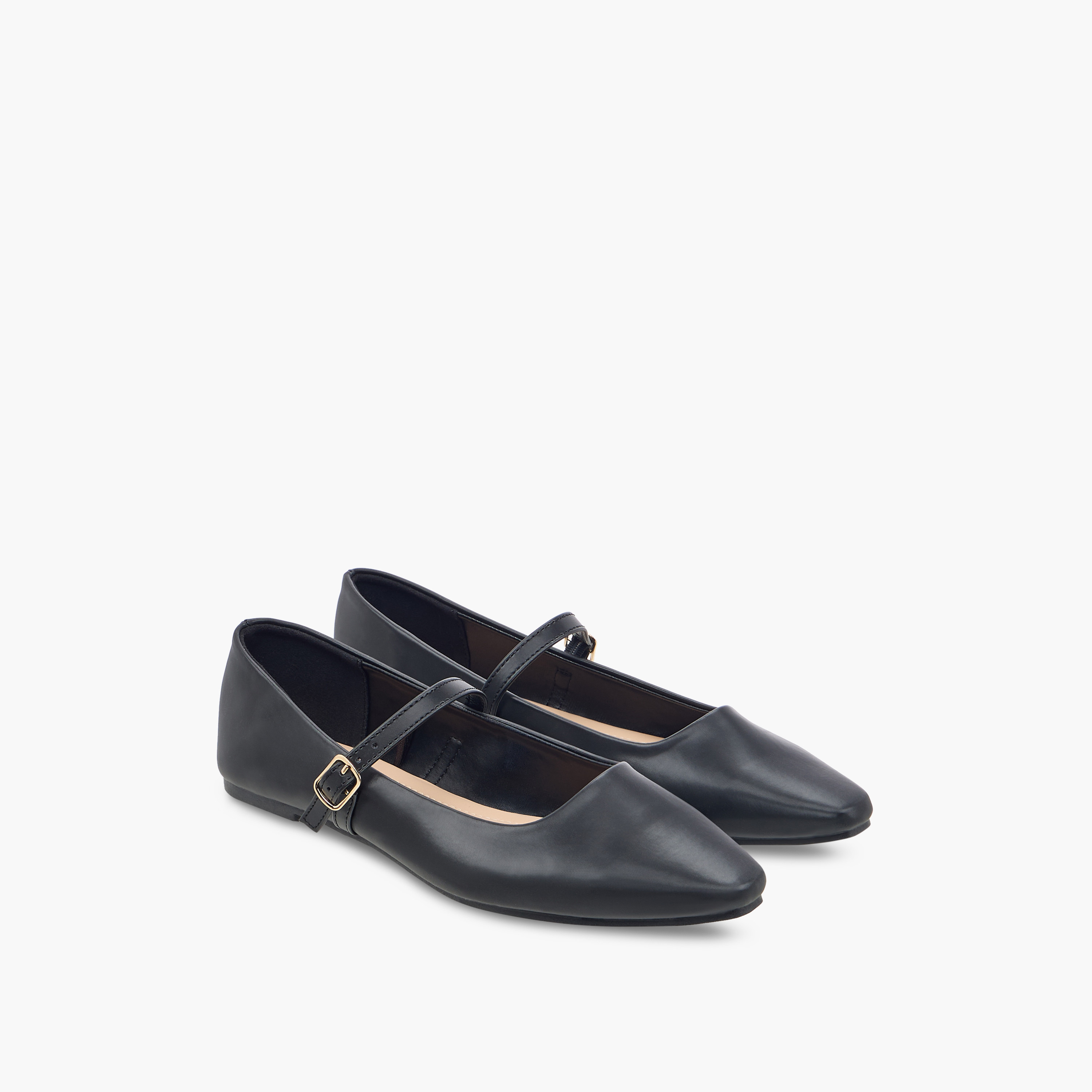 Flora Bella Buckle Ballerina Shoes
