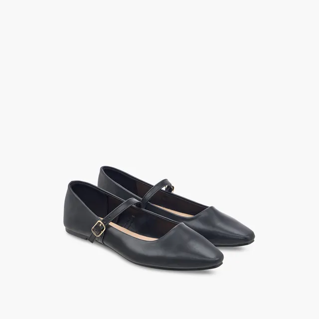 Flora Bella Buckle Ballerina Shoes