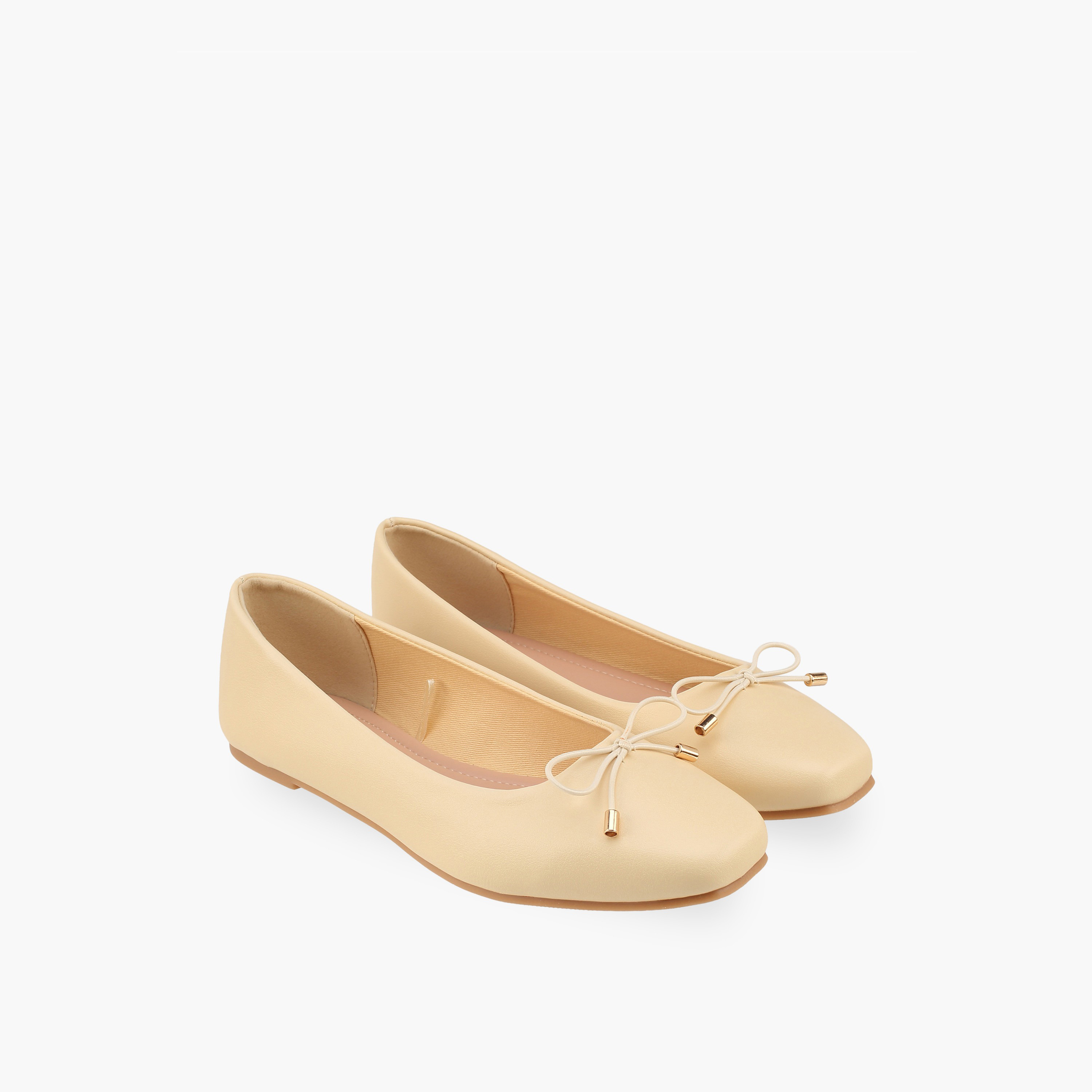 Women Bow Detail Ballerina Shoes