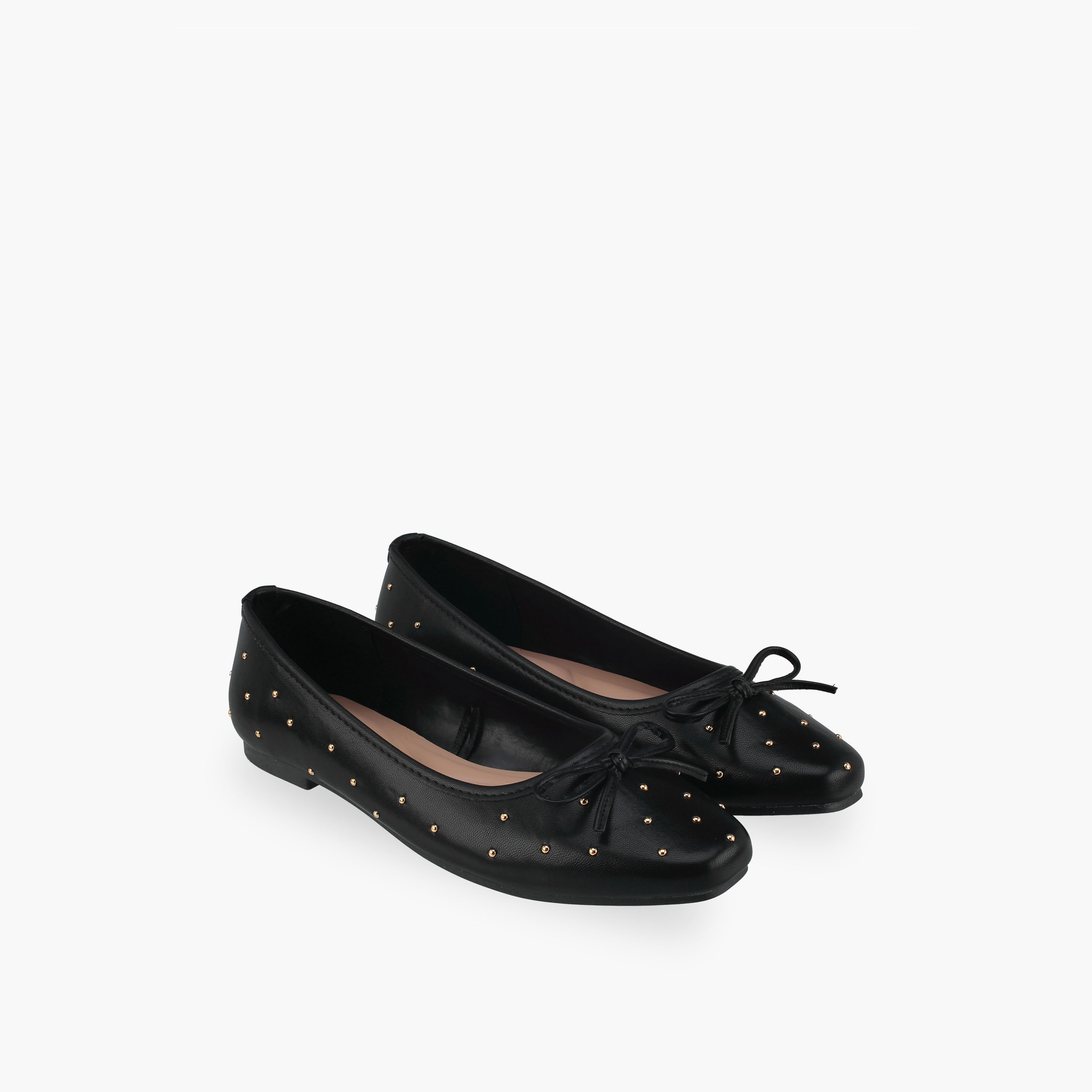 Women Studded Ballerina Shoes