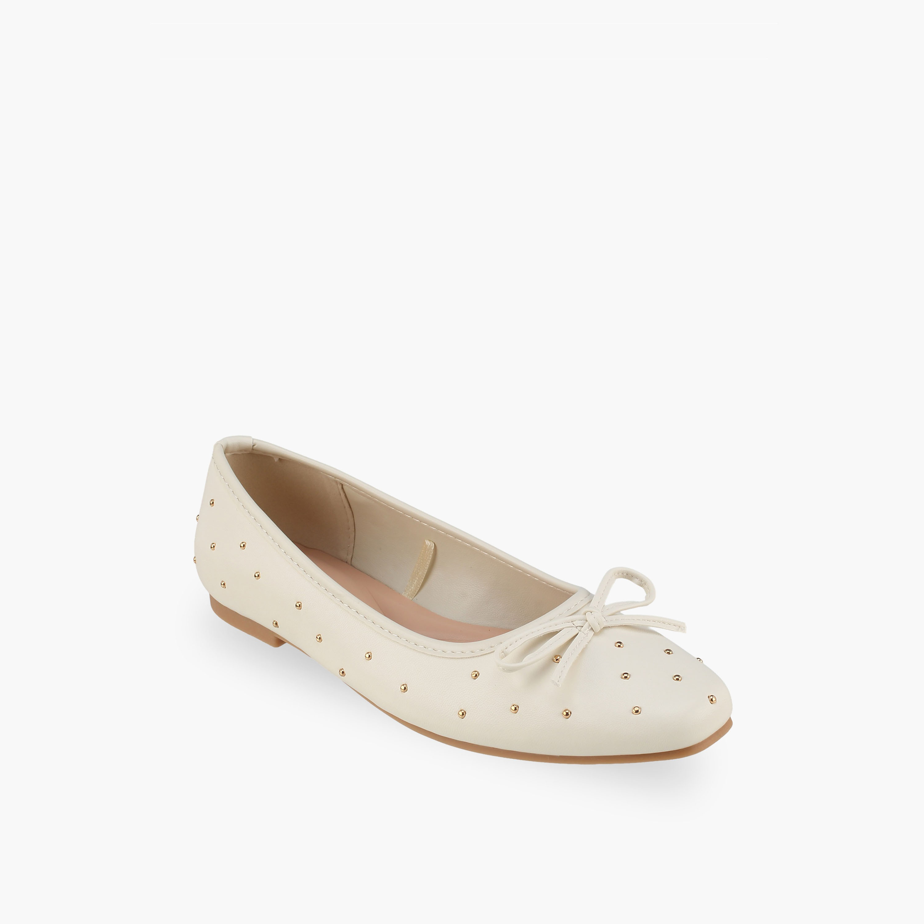 Celeste Women Studded Ballerina Shoes