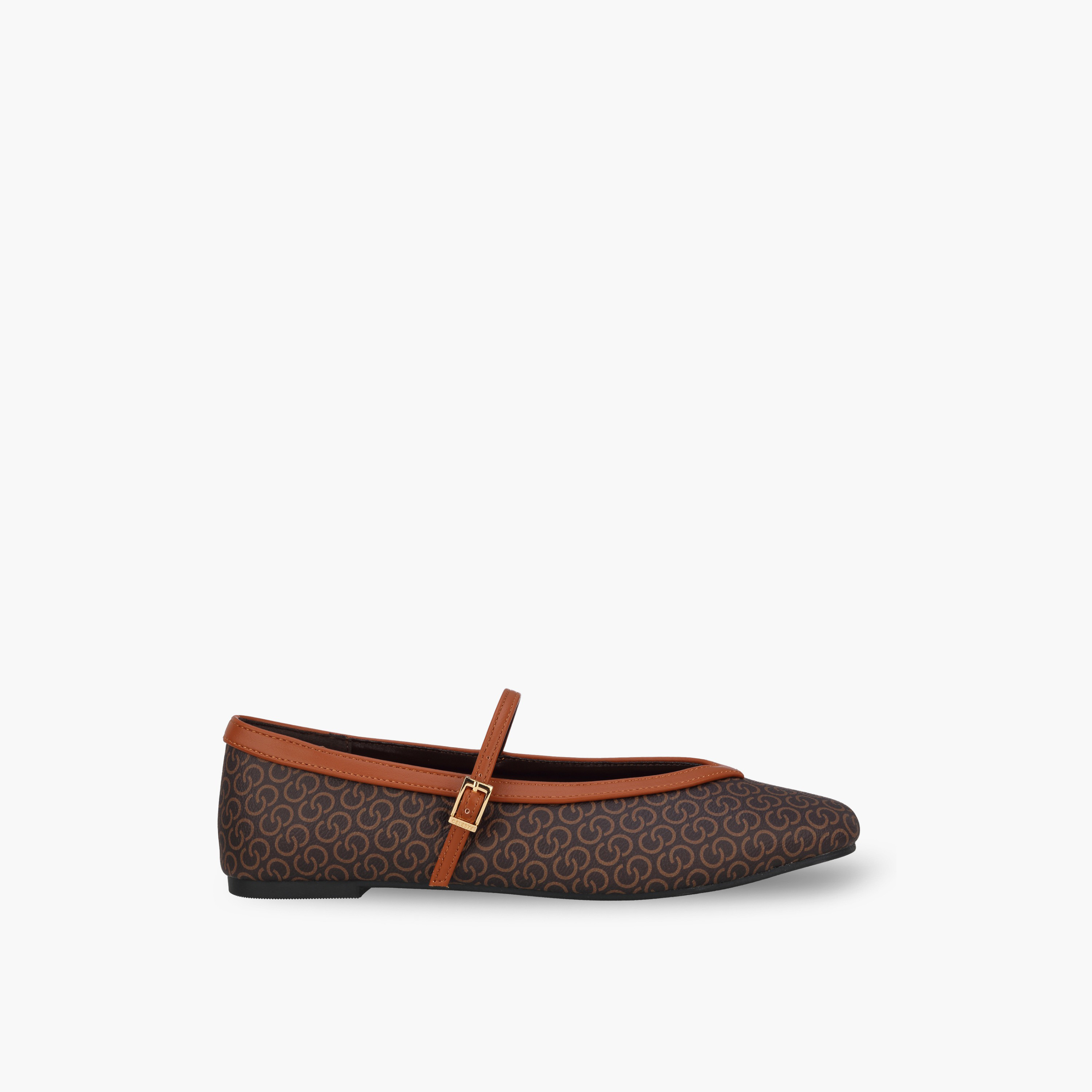 Celeste Women Monogram Print Mary Jane Shoes