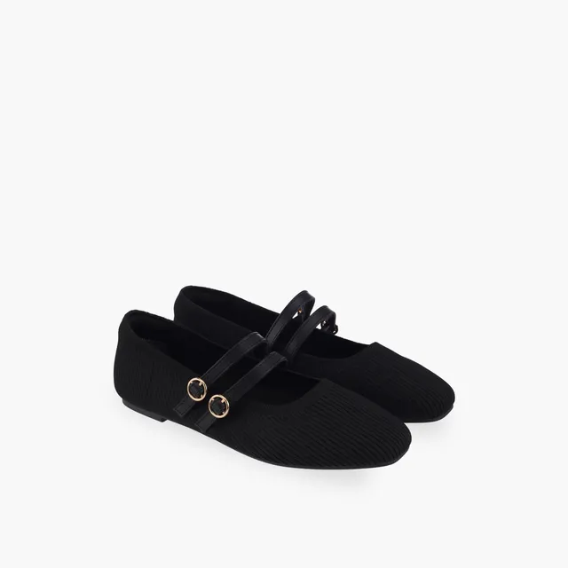 Celeste Women's Buckle Ballerina Shoes