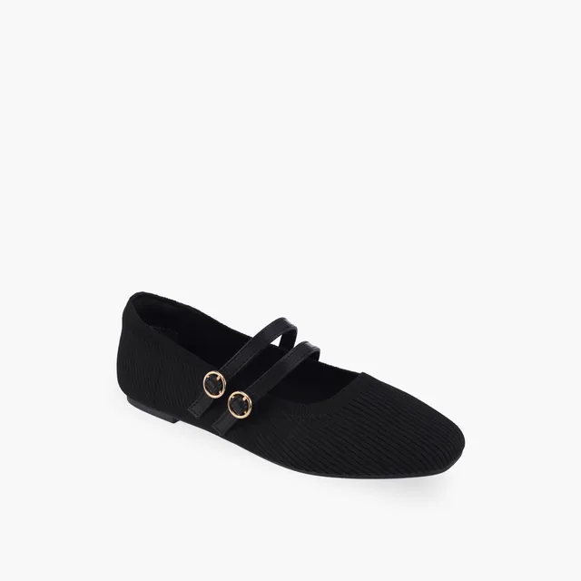 Celeste Women's Buckle Ballerina Shoes – image 2