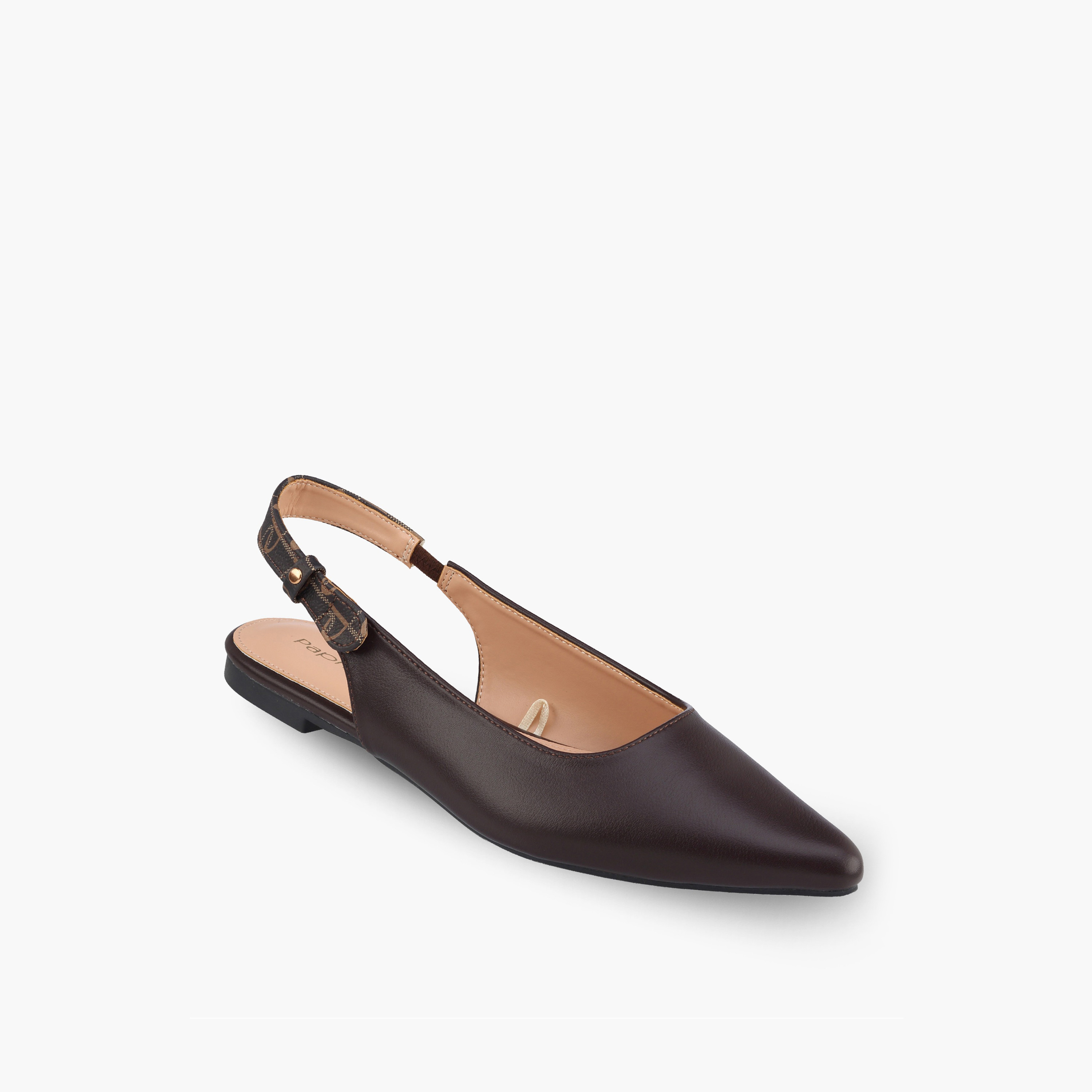 Paprika Women Pointed Toe Slingback Mules