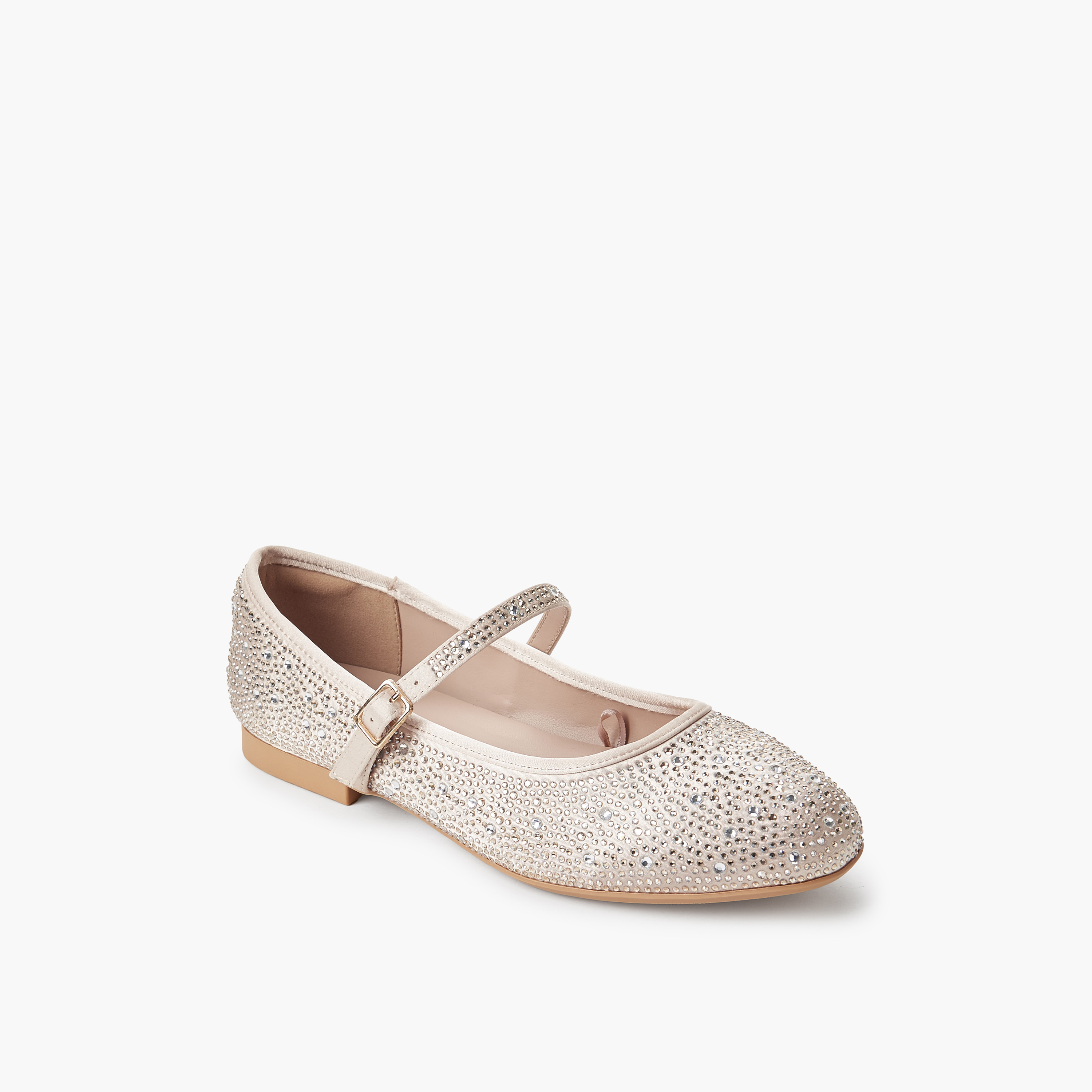 Elle Women Buckle Closure Ballerina Shoes