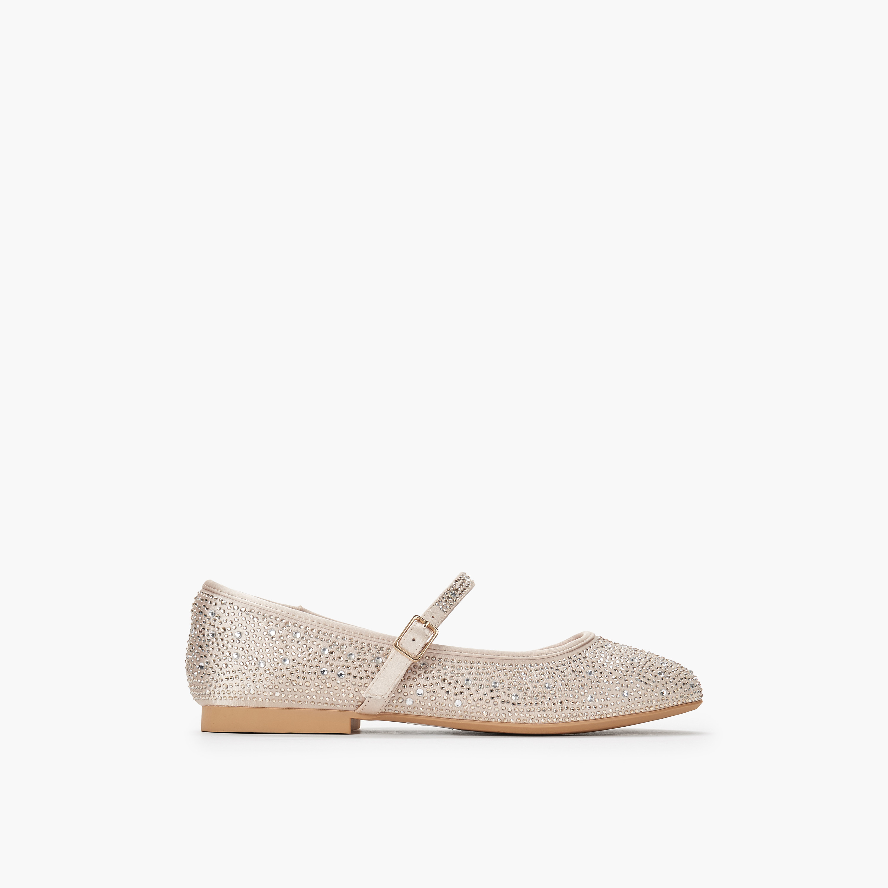 Elle Women Buckle Closure Ballerina Shoes