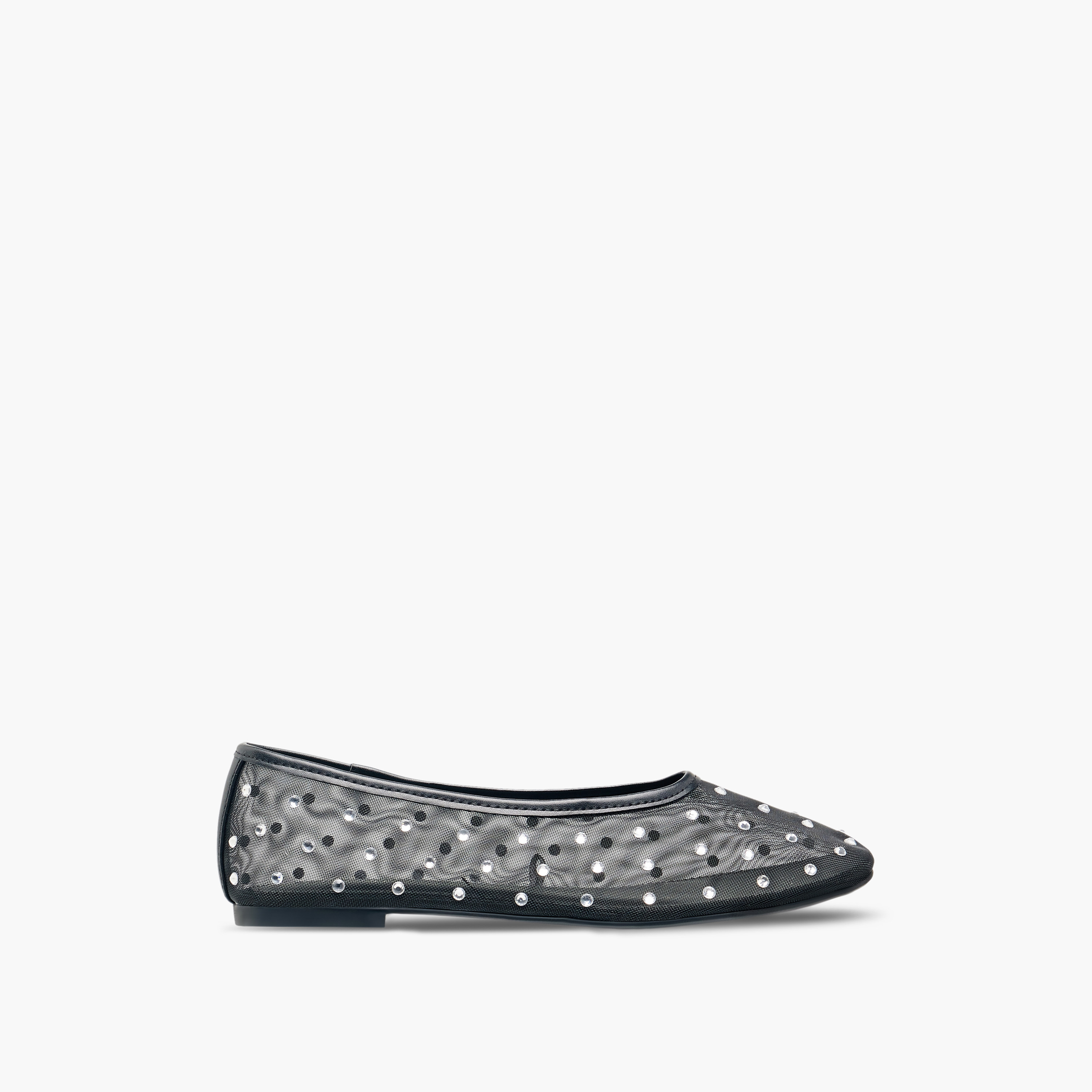 Celeste Women's Studded Slip-On Ballerina Shoes