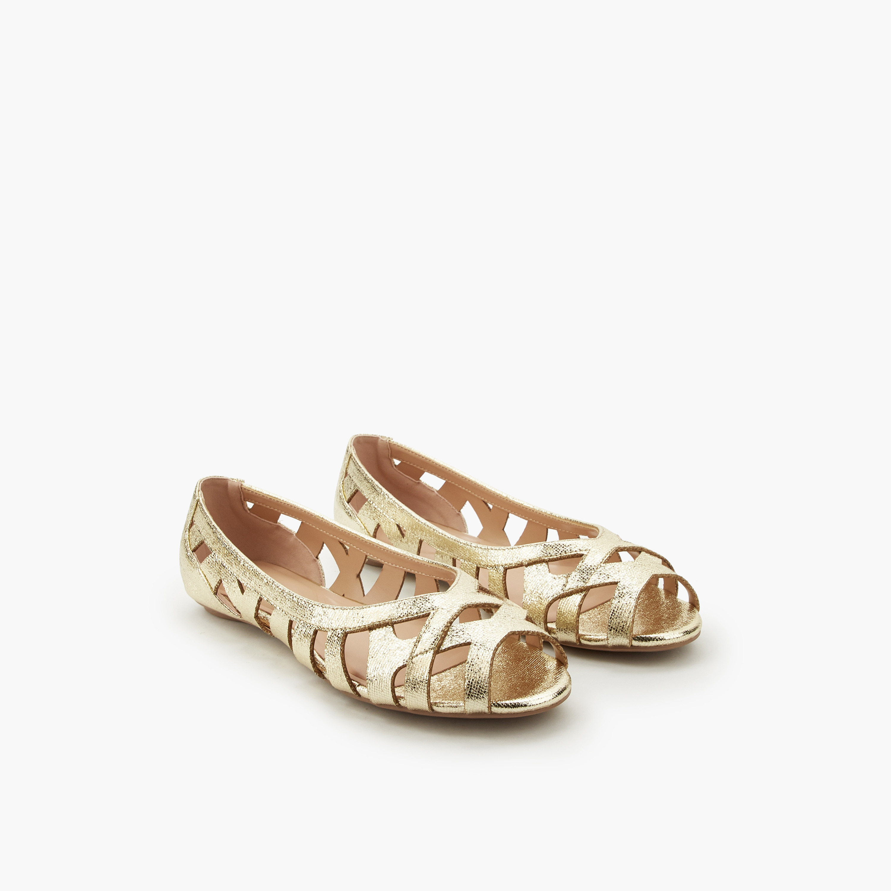 Celeste Women Cutout Ballerina Shoes