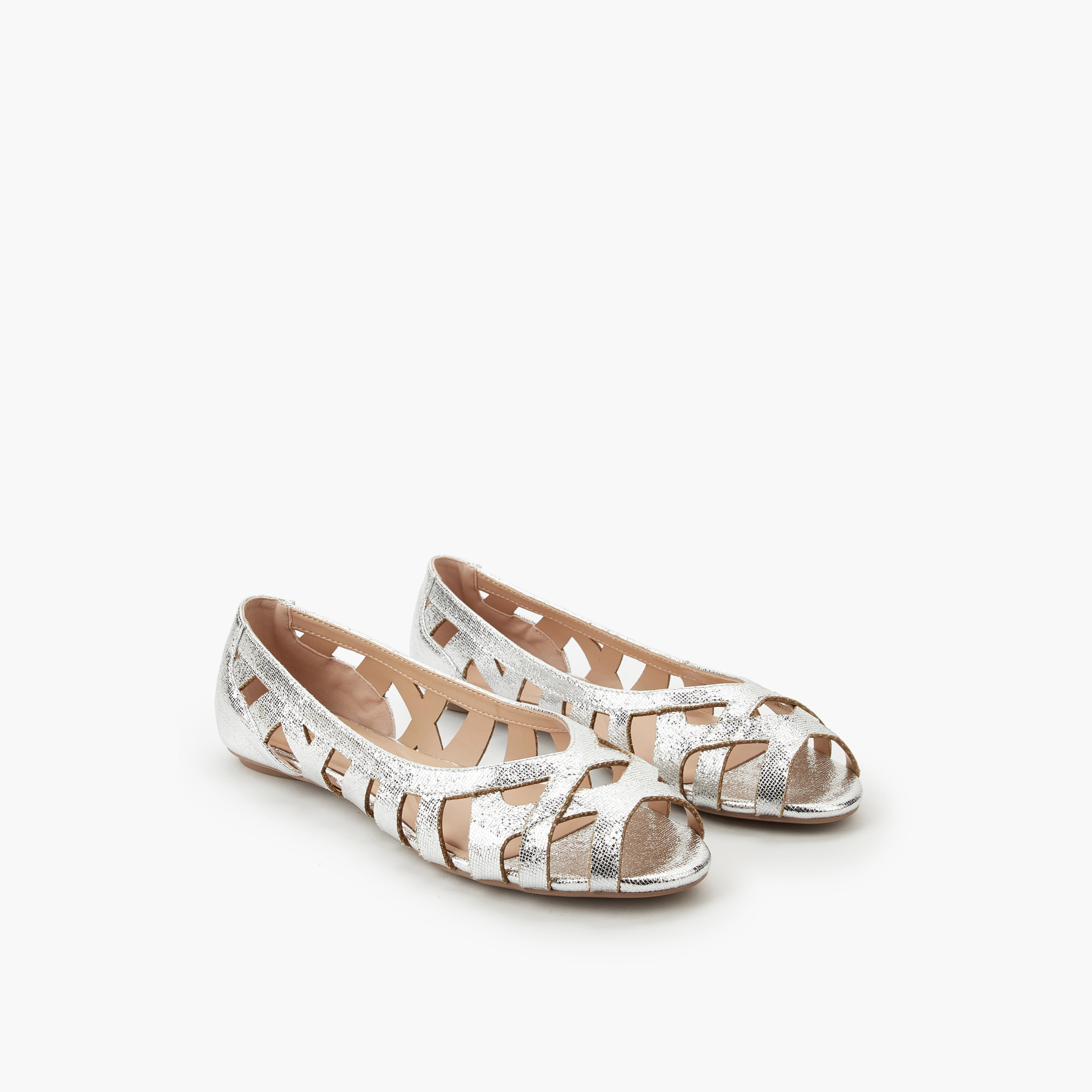 Celeste Women Cutout Ballerina Shoes