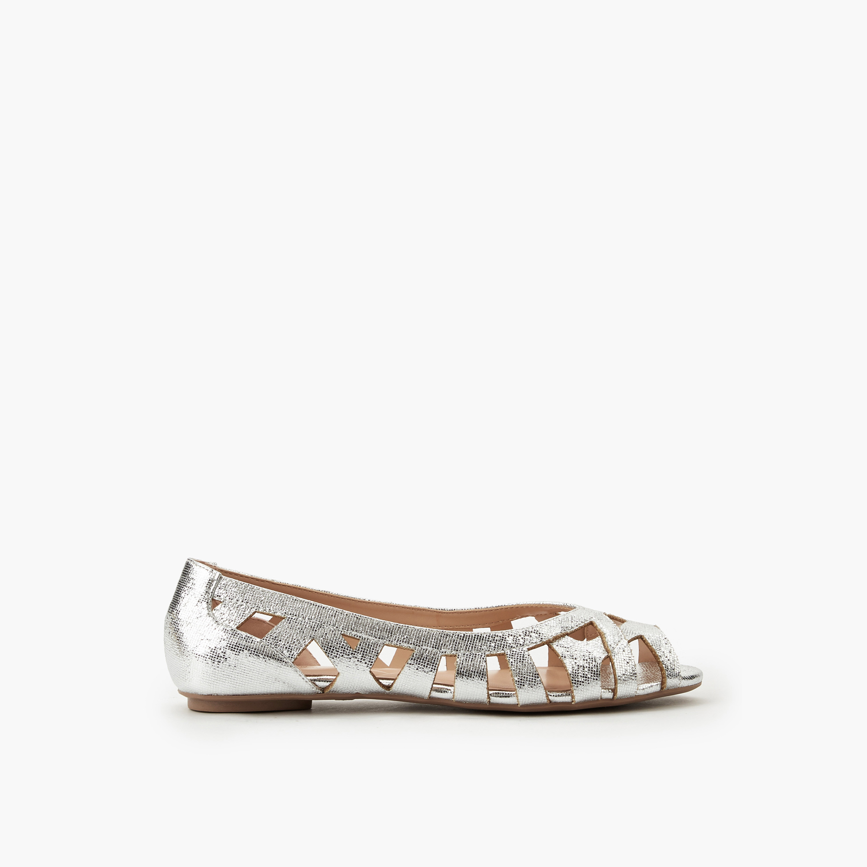 Celeste Women Cutout Design Ballerina Shoes