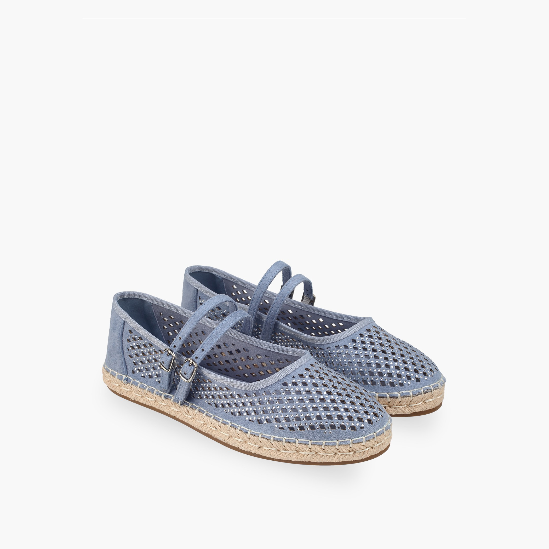 Women Embellished Espadrilles Mary Jane Shoes