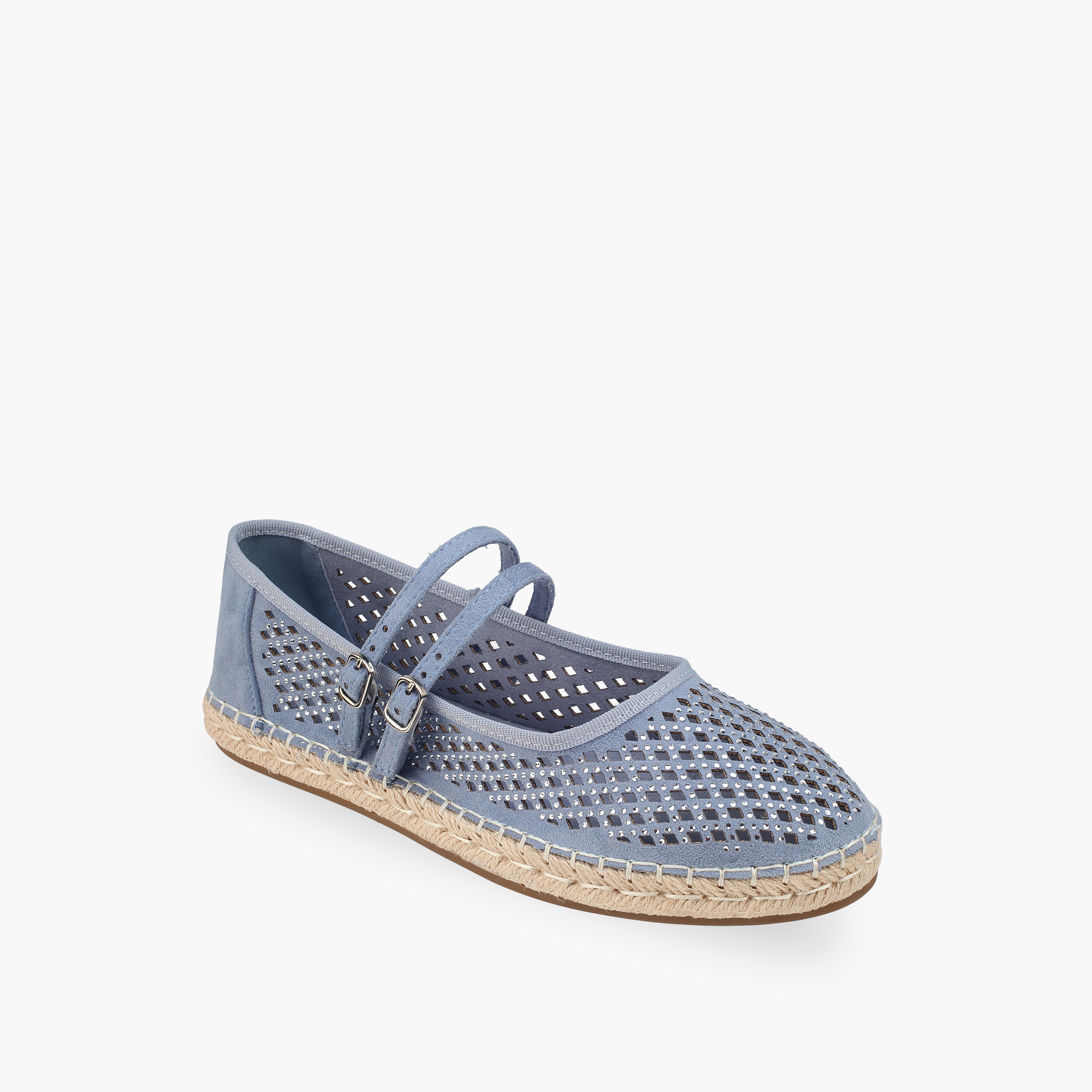 Peppermint Women Embellished Espadrilles Mary Jane Shoes