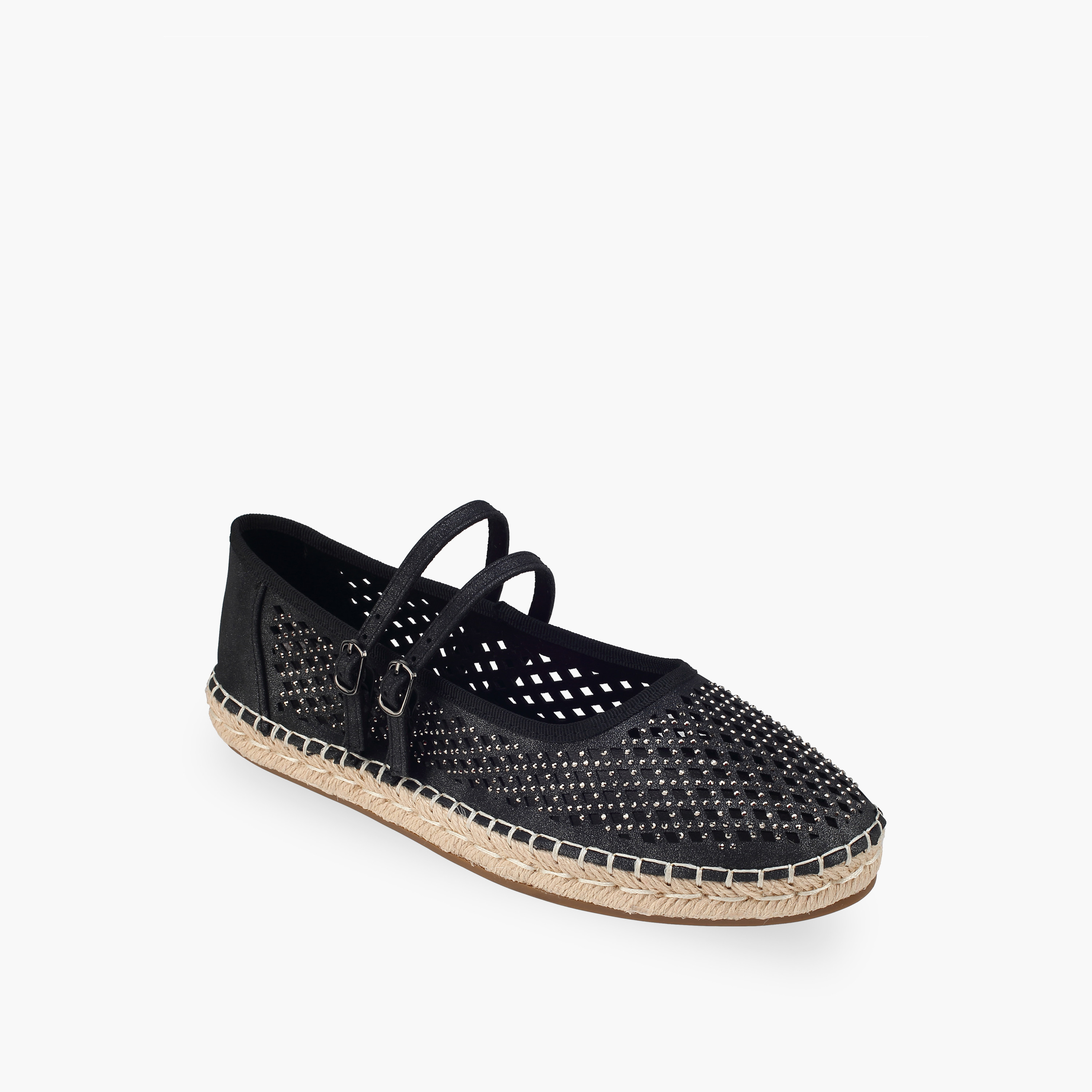 Peppermint Women Embellished Espadrilles Mary Jane Shoes