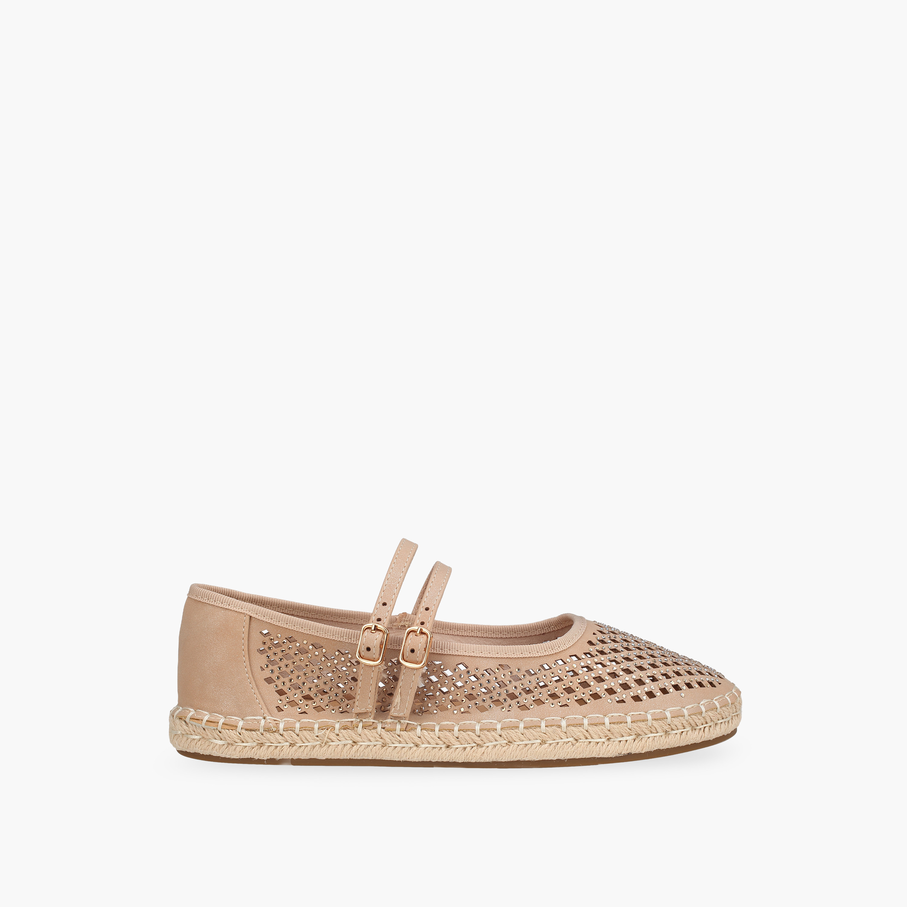 Peppermint Women Embellished Espadrilles Mary Jane Shoes