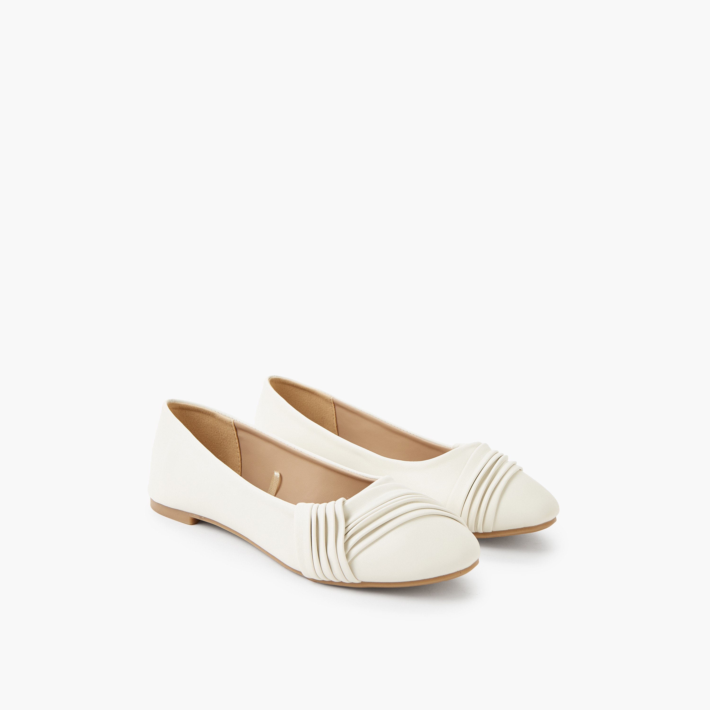 Flora Bella Women's Pleated Ballerina Shoes