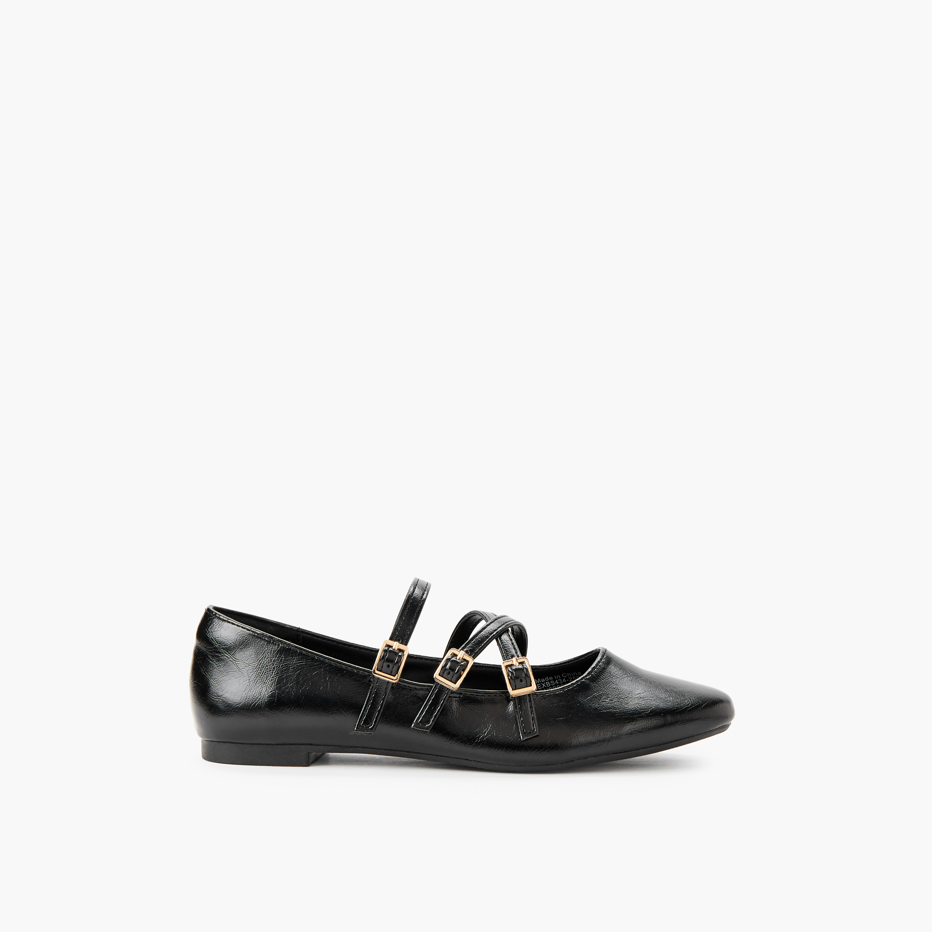 Celeste Women Buckle Closure Ballerina Shoes