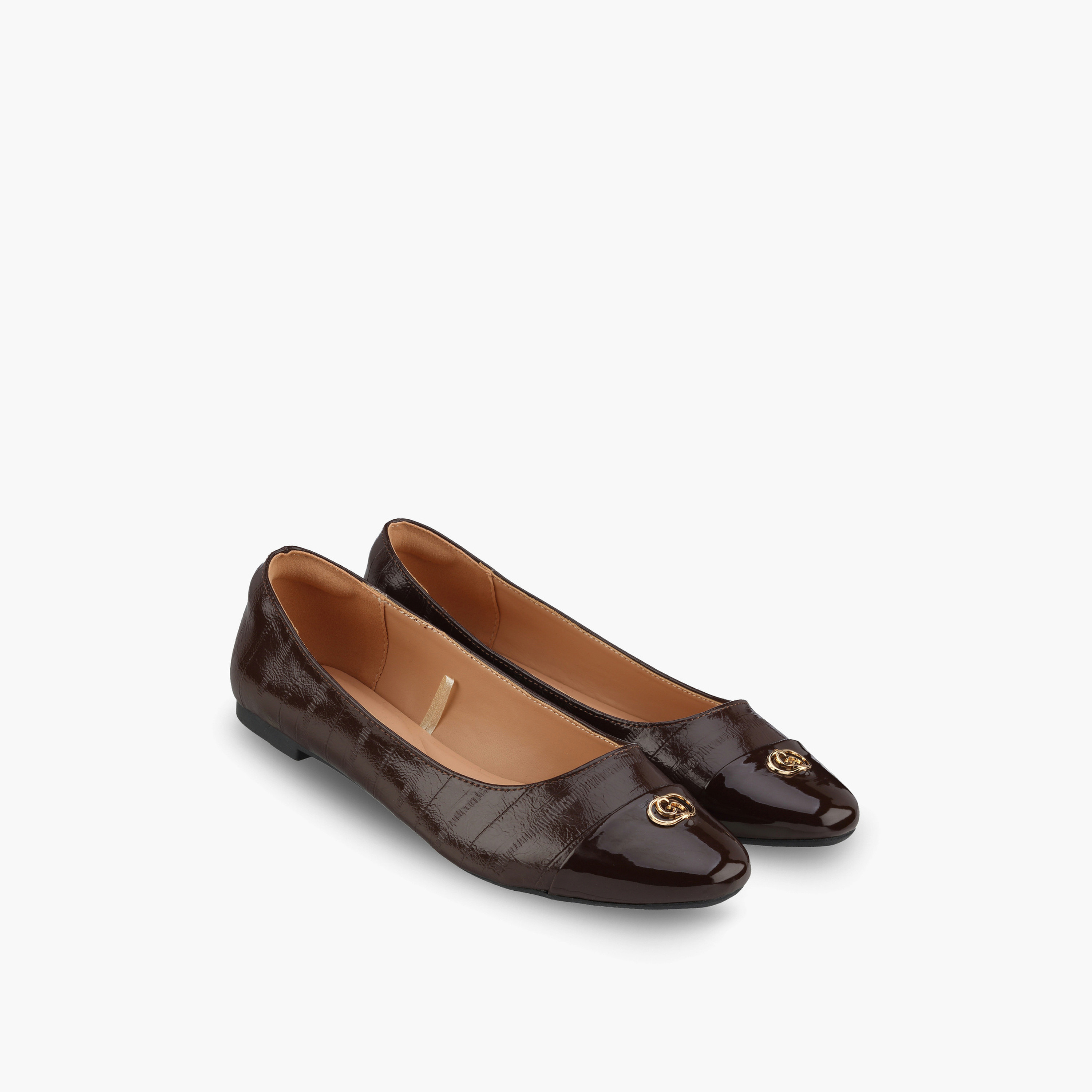 Celeste Women's Textured Ballerina Shoes
