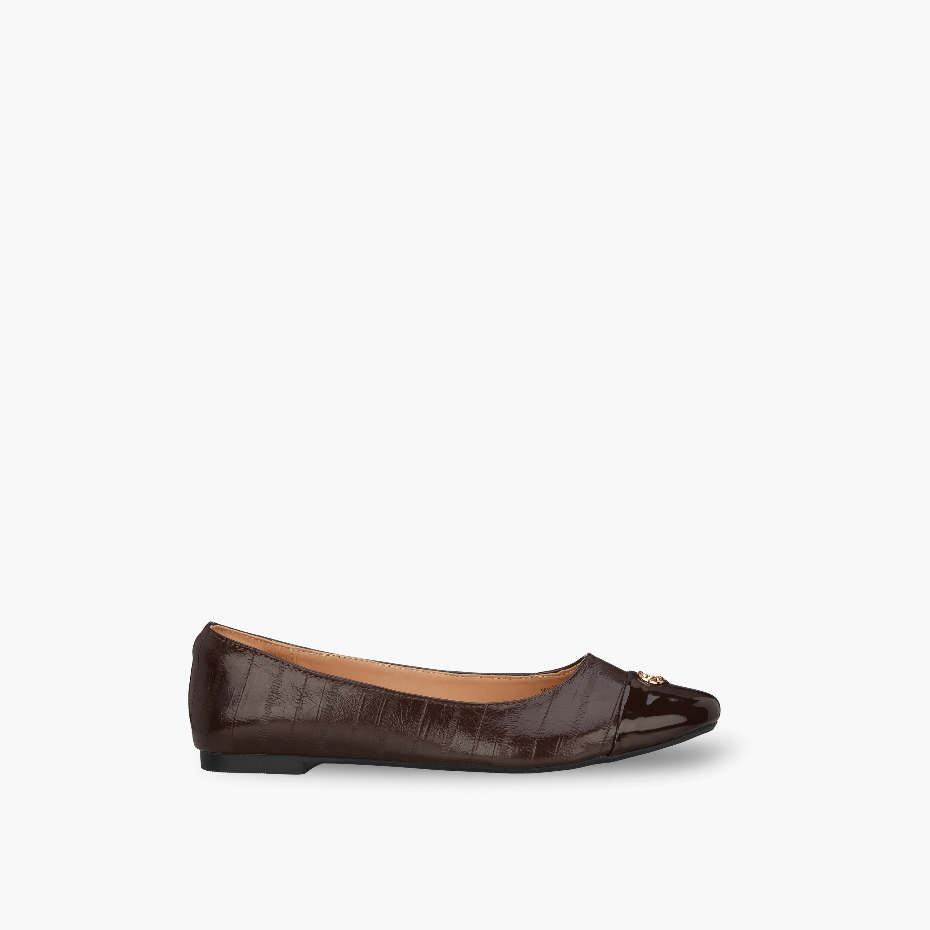 Celeste Women Textured Ballerina Shoes