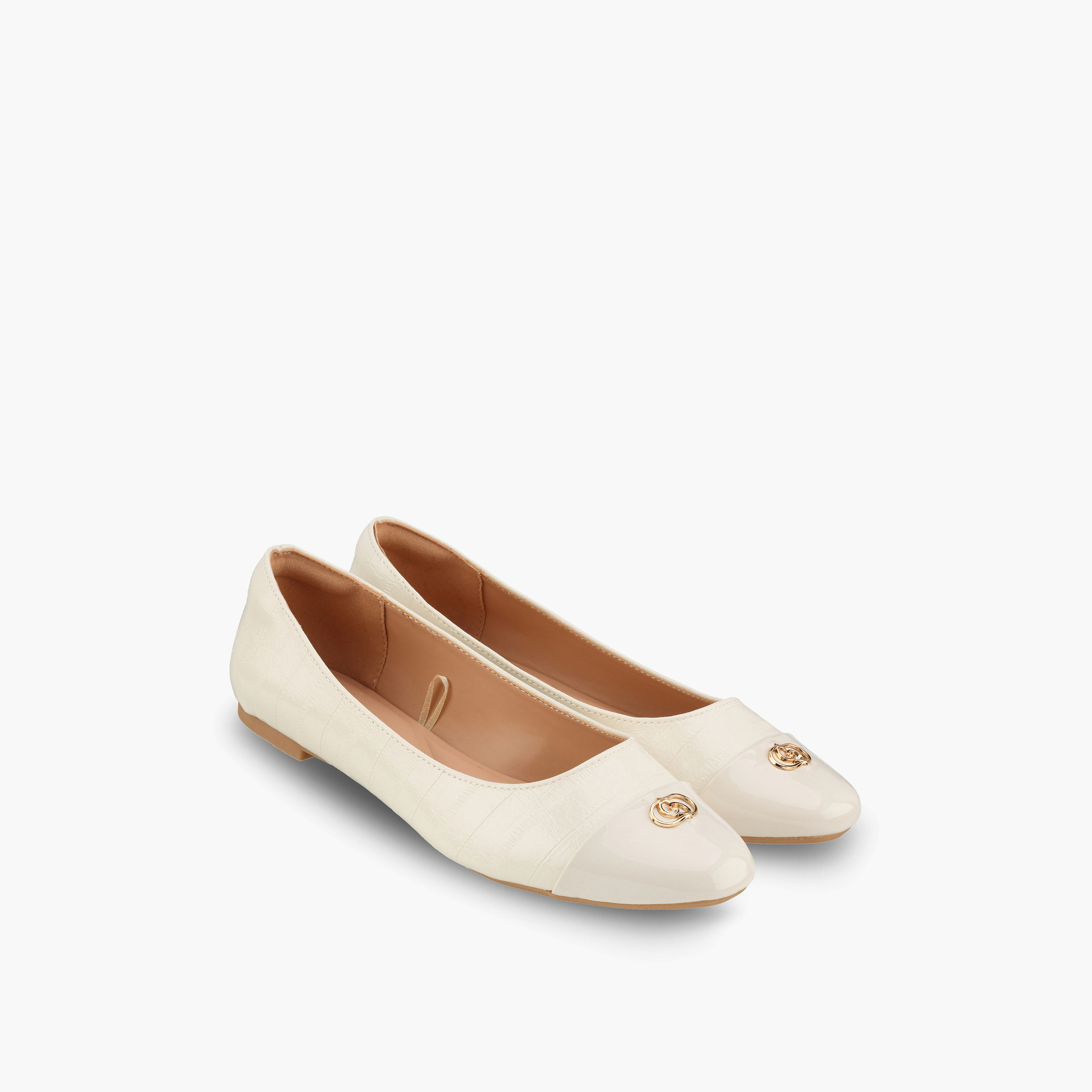 Celeste Women's Textured Ballerina Shoes