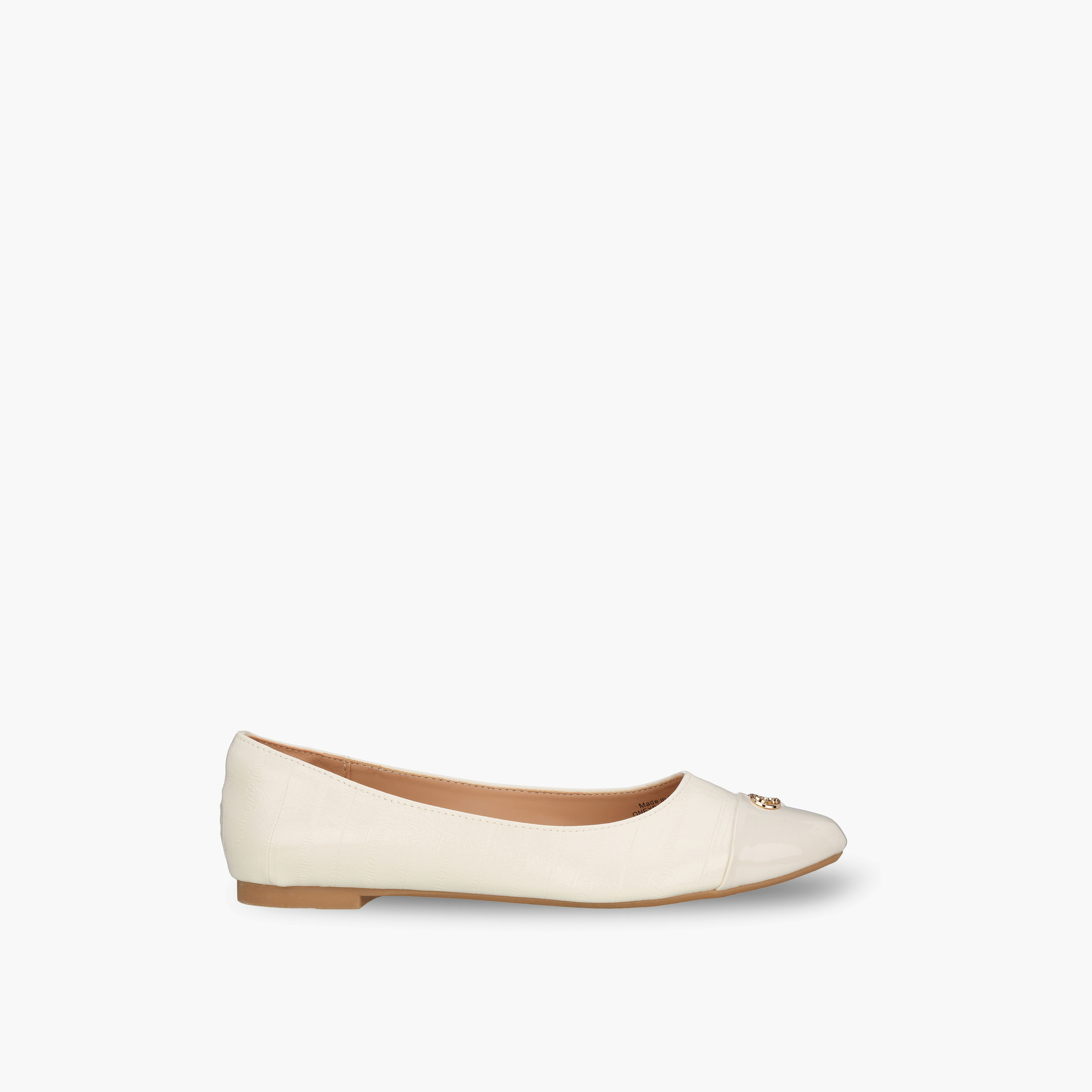 Celeste Women Textured Ballerina Shoes