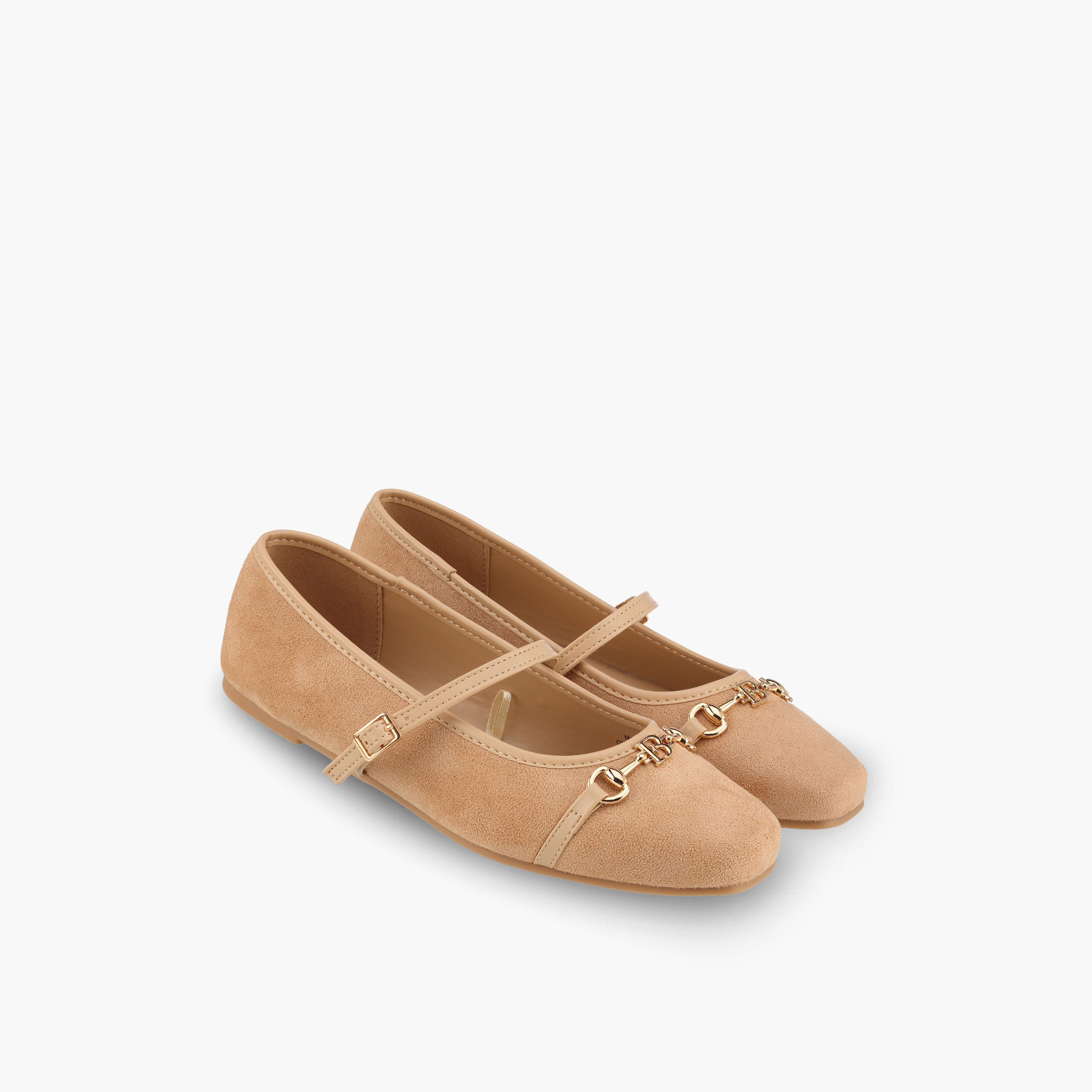 Women Metallic Accent Mary Jane Shoes