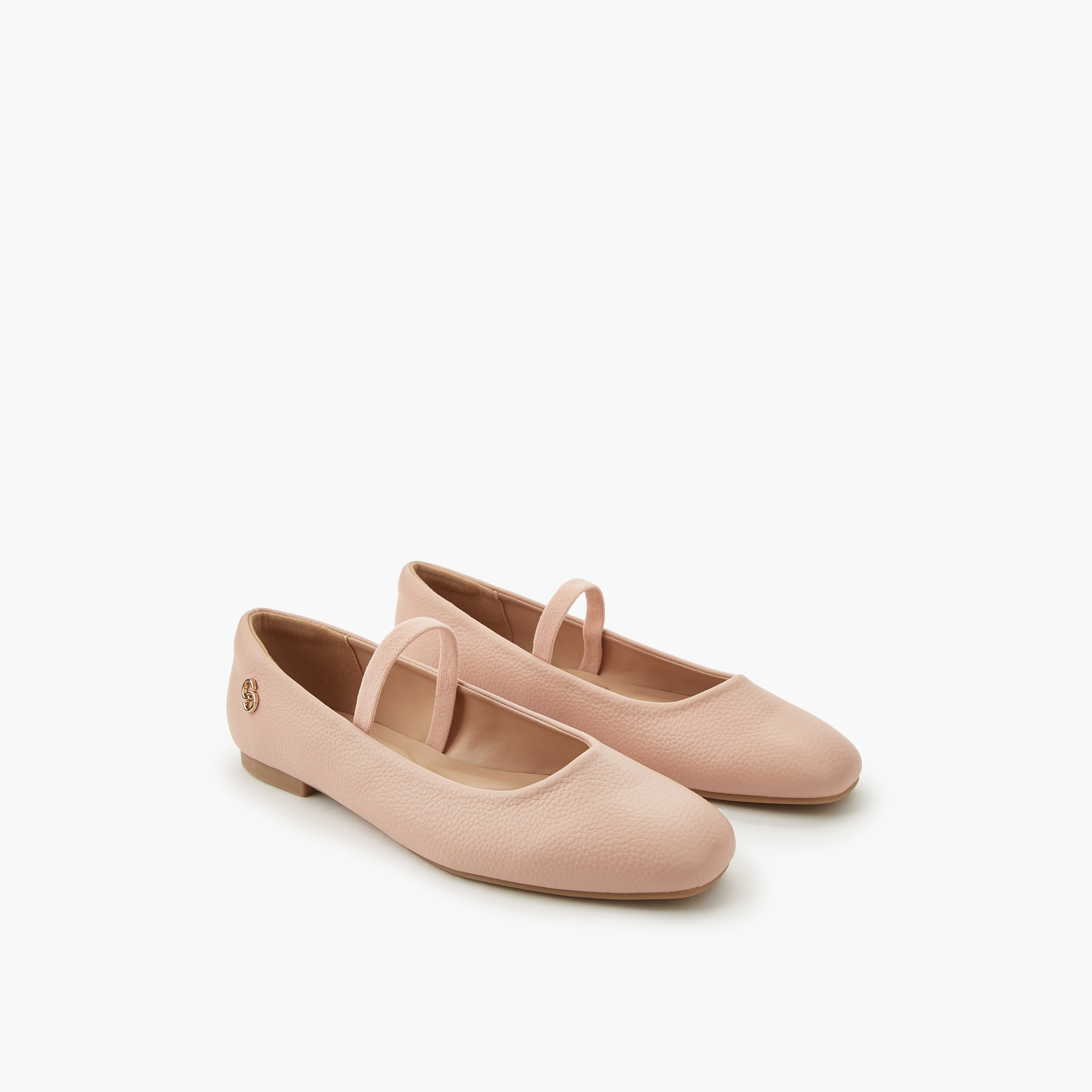 Women Textured Ballerina Shoes