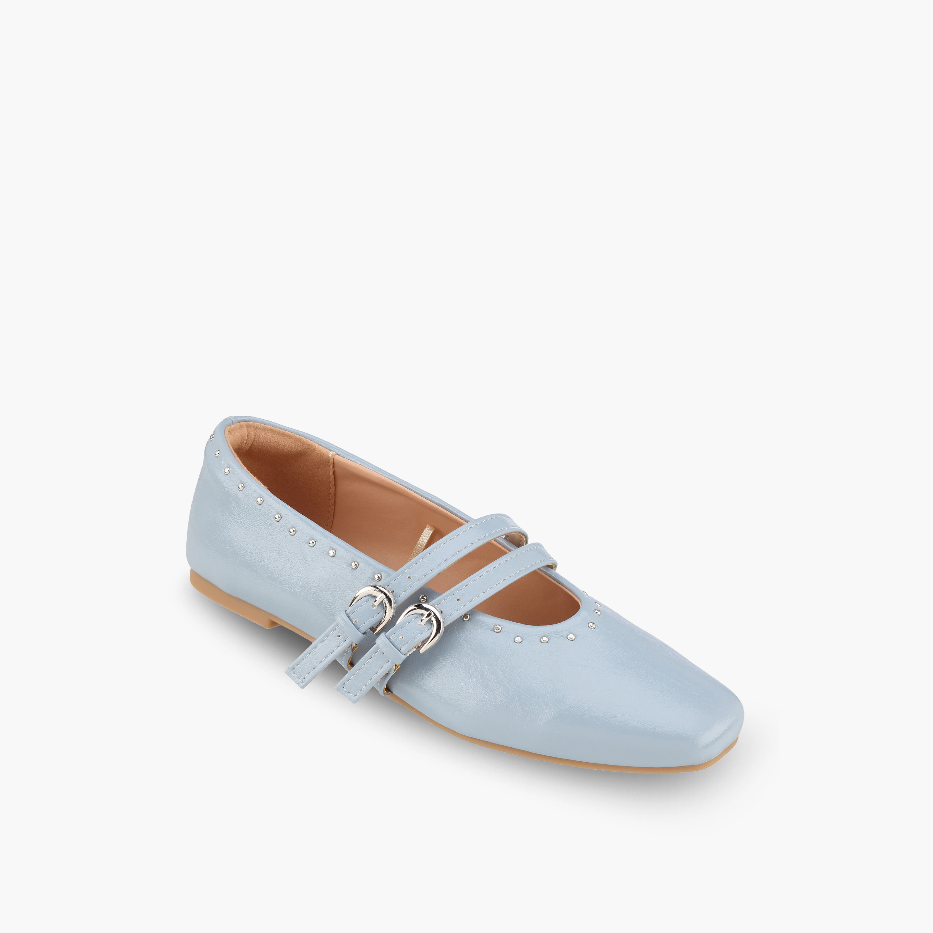 Celeste Women Embellished Double Strap Mary Jane Shoes