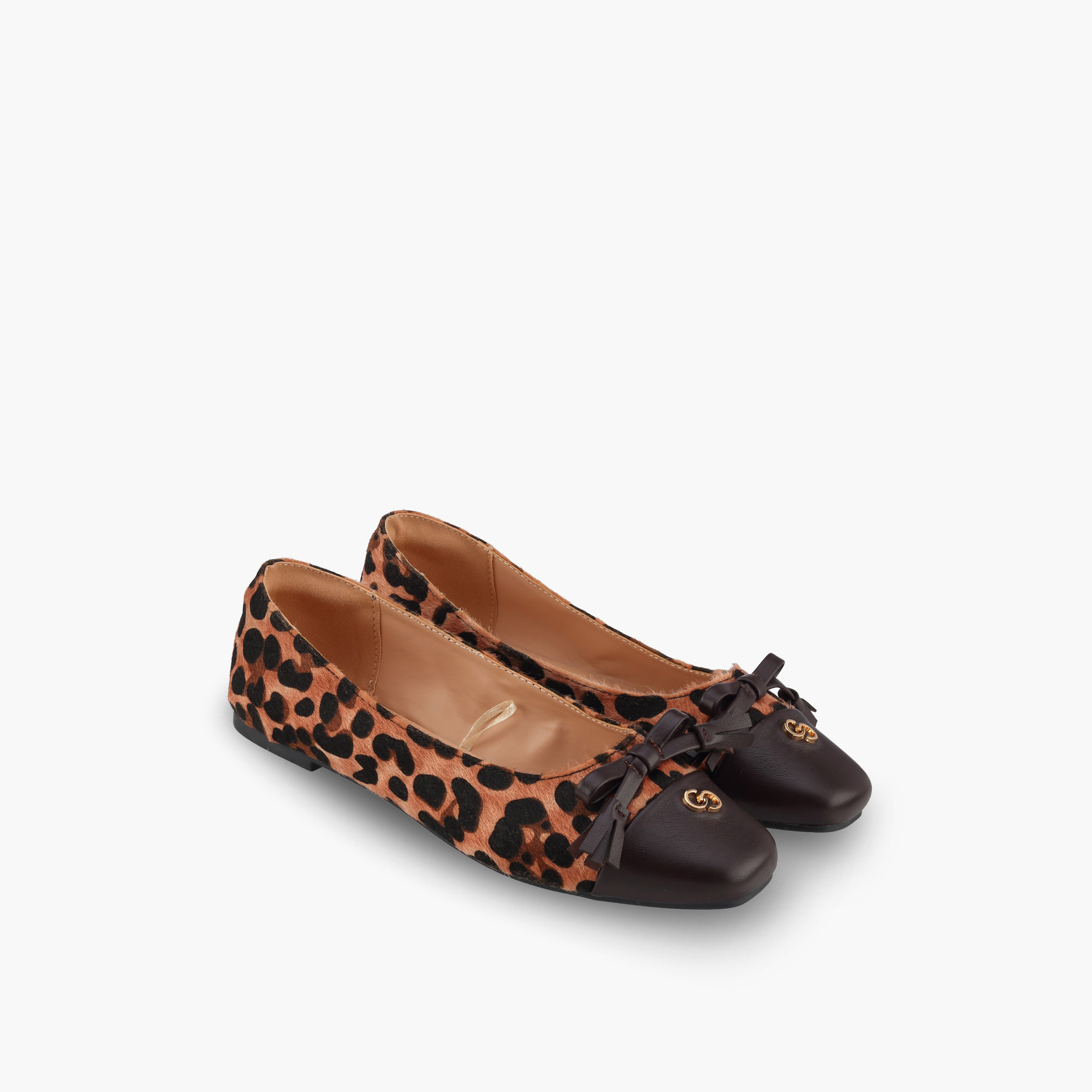 Celeste Women's Animal Print Ballerina Shoes